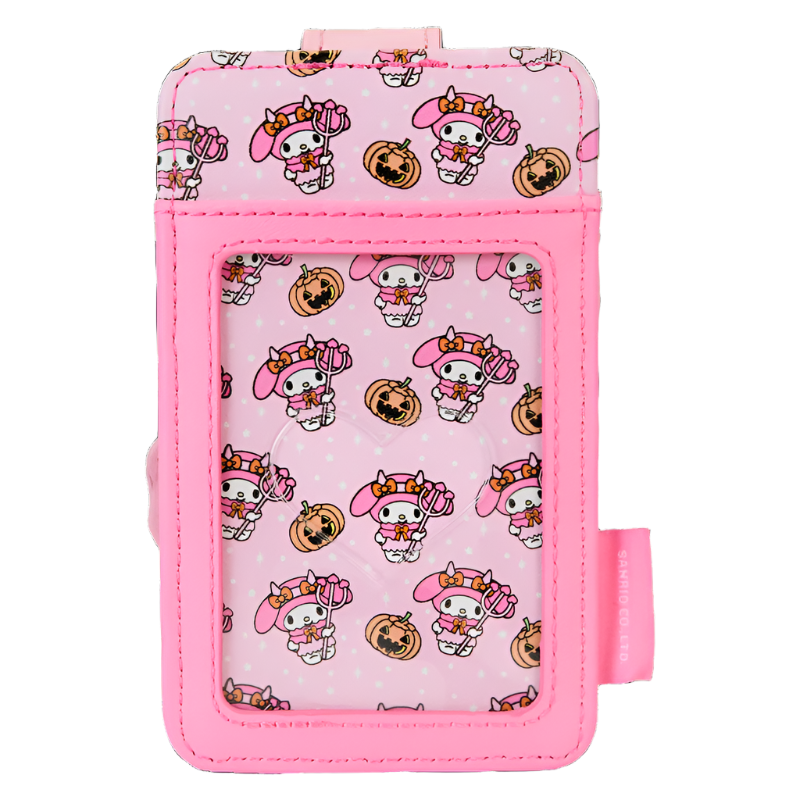 My Melody x Loungefly Pumpkin Card Holder Clearance Affordable