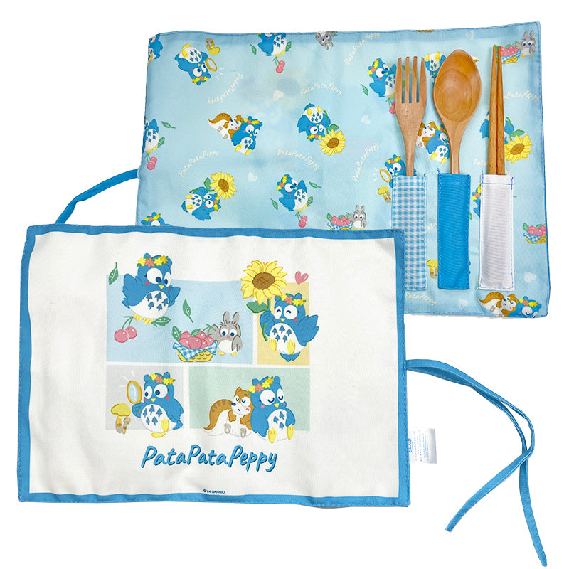 PataPataPeppy Wooden Travel Cutlery Set (Flower Power Series) Buy Cheap Best Pices
