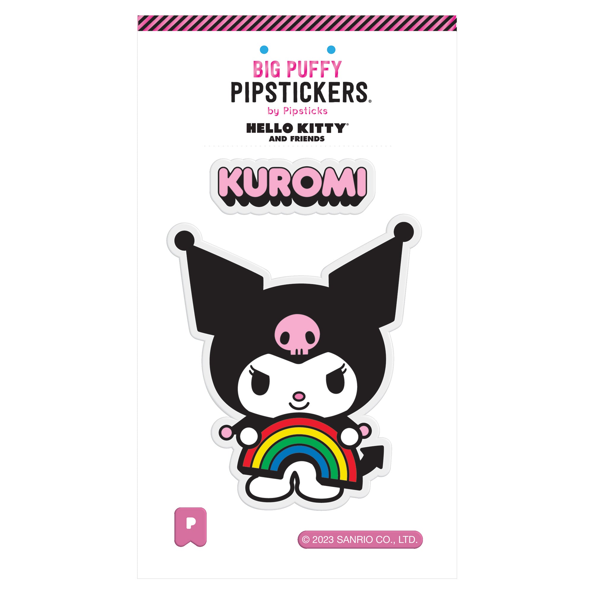 Kuromi x Pipsticks Big Puffy Sticker Cheap Sale Pictures