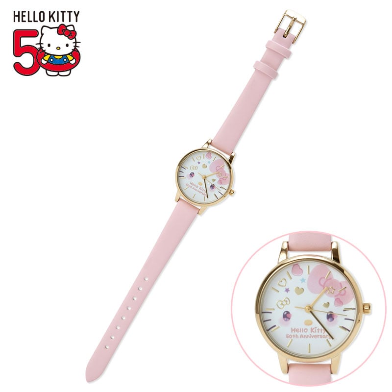 Hello Kitty Wrist Watch (50th Anniv. The Future In Our Eyes) Clearance Pre Order