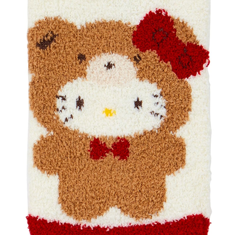 Hello Kitty Teddy Bear Cozy Ankle Socks (Red) Outlet