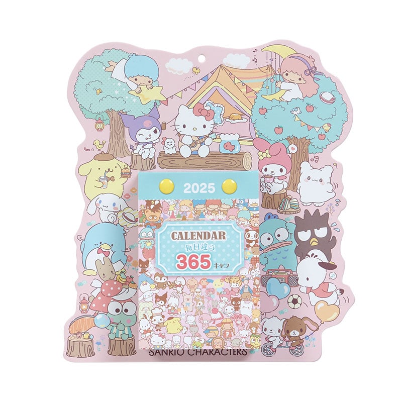 Sanrio Characters 2025 Daily Wall Calendar Outlet Discount Sale