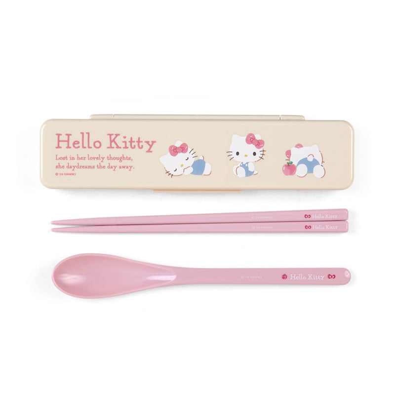 Hello Kitty Everyday Chopsticks & Spoon Set Outlet Largest Supplier