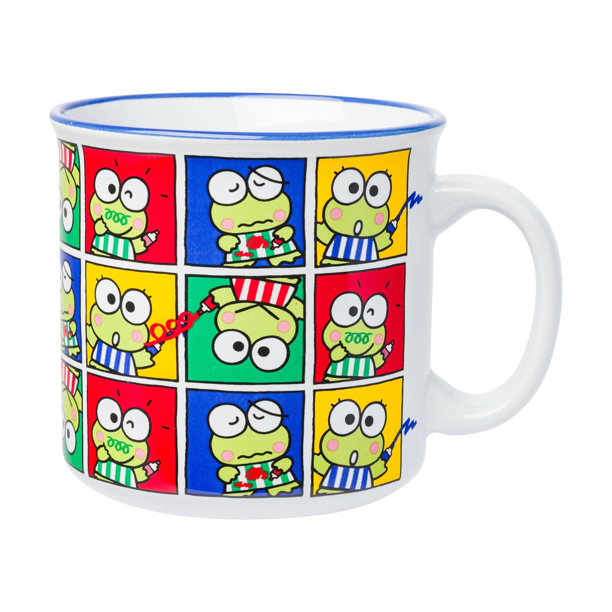 Keroppi Ceramic Mug (Grid Pose) Outlet