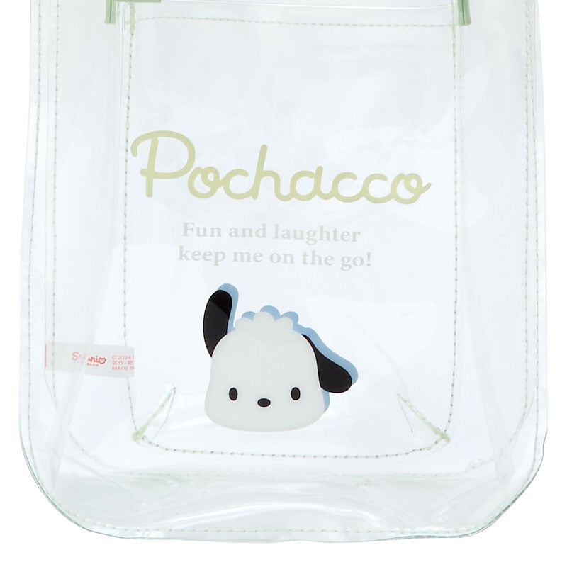 Pochacco Clear 2-Way Mini Tote Clearance Geniue Stockist