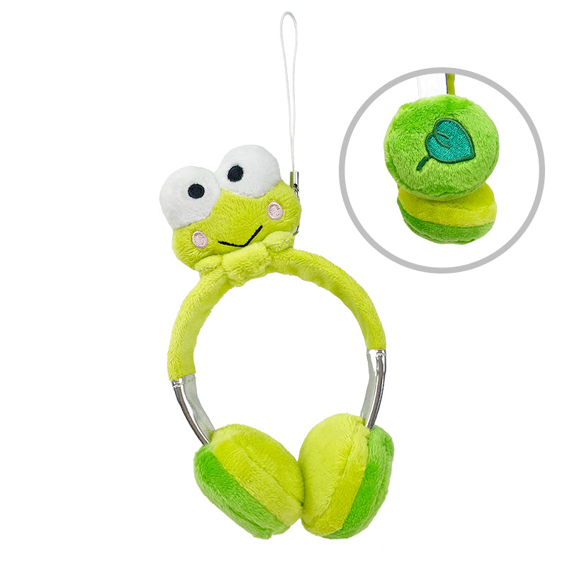 Keroppi Plush Headphones Bag Charm Clearance Websites