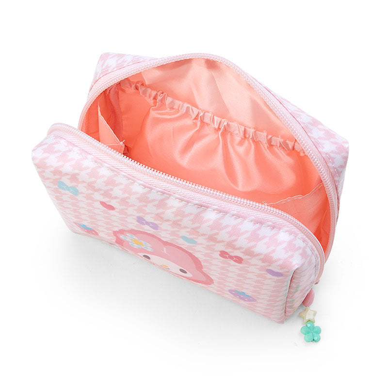 My Melody Zipper Pouch (Floral Houndstooth Series) Lowest Pice