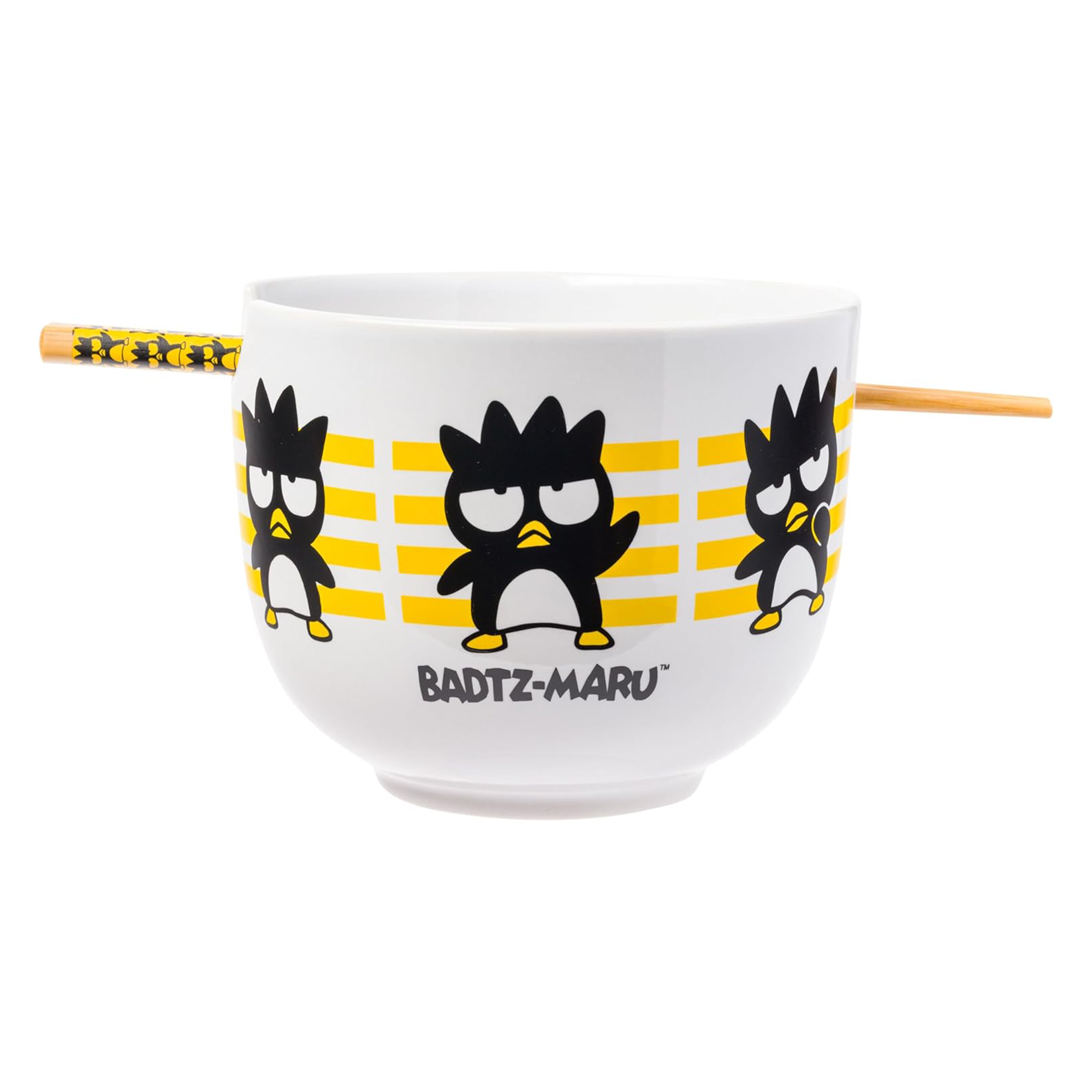 Badtz-maru Ceramic Ramen Bowl and Chopstick Set (Stripes) Get To Buy Sale Online