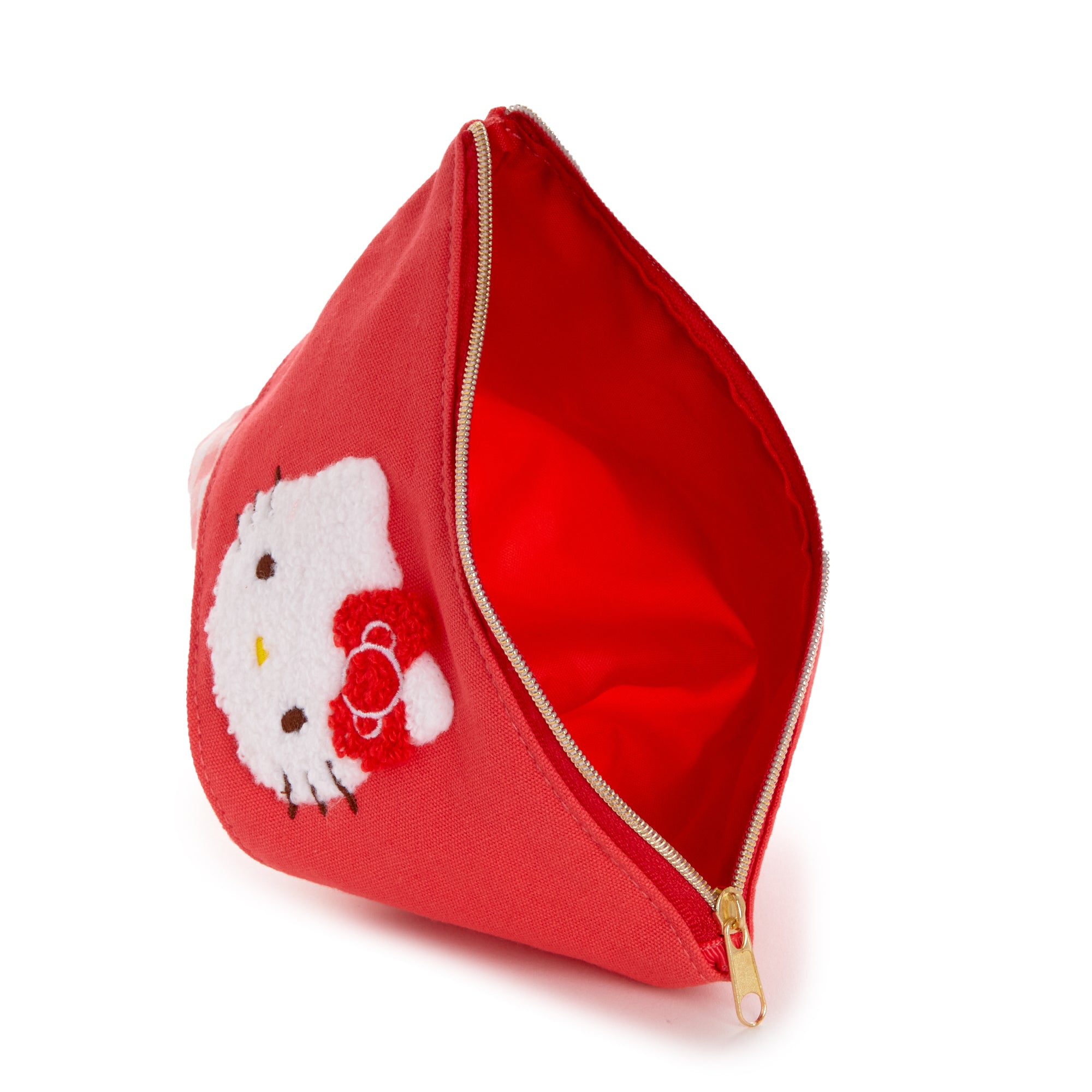 Hello Kitty Chenille Gingham Zipper Pouch Cheap Countdown Package