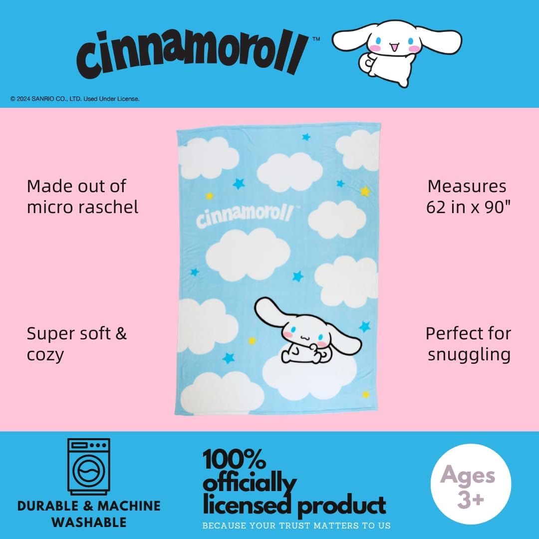 Cinnamoroll Wish Upon A Star Throw Blanket Recommend Cheap Pice