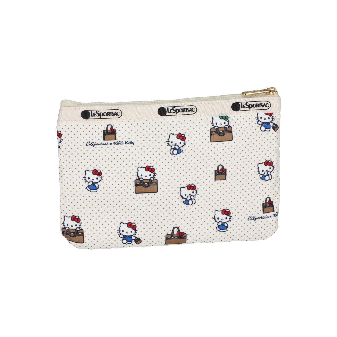 Hello Kitty x LeSportsac 3-Zip Cosmetic Bag (No Bag No Life) Cheap Sale Geniue Stockist