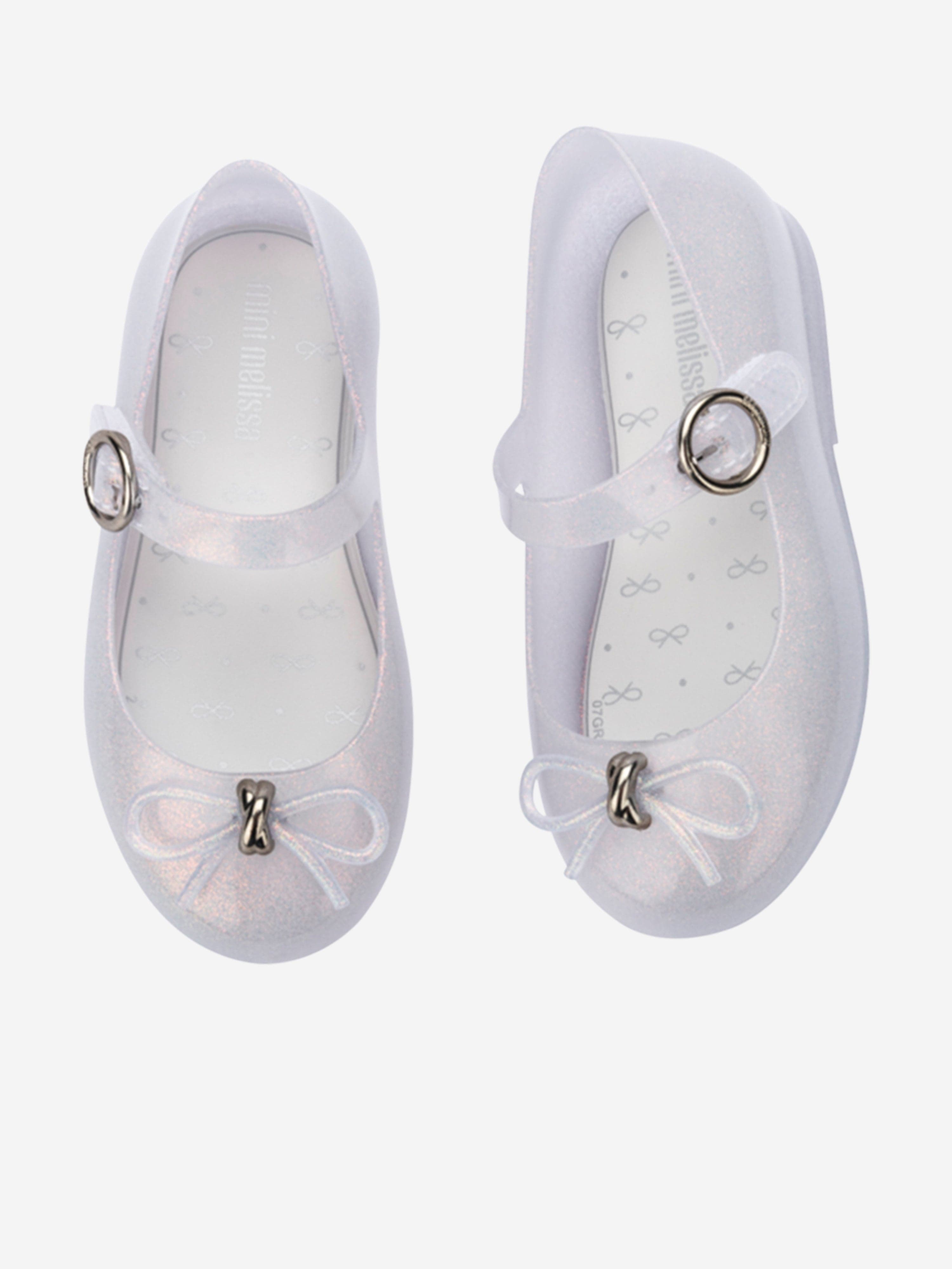 Girls Sweet Love Ballerinas in White Footaction Online