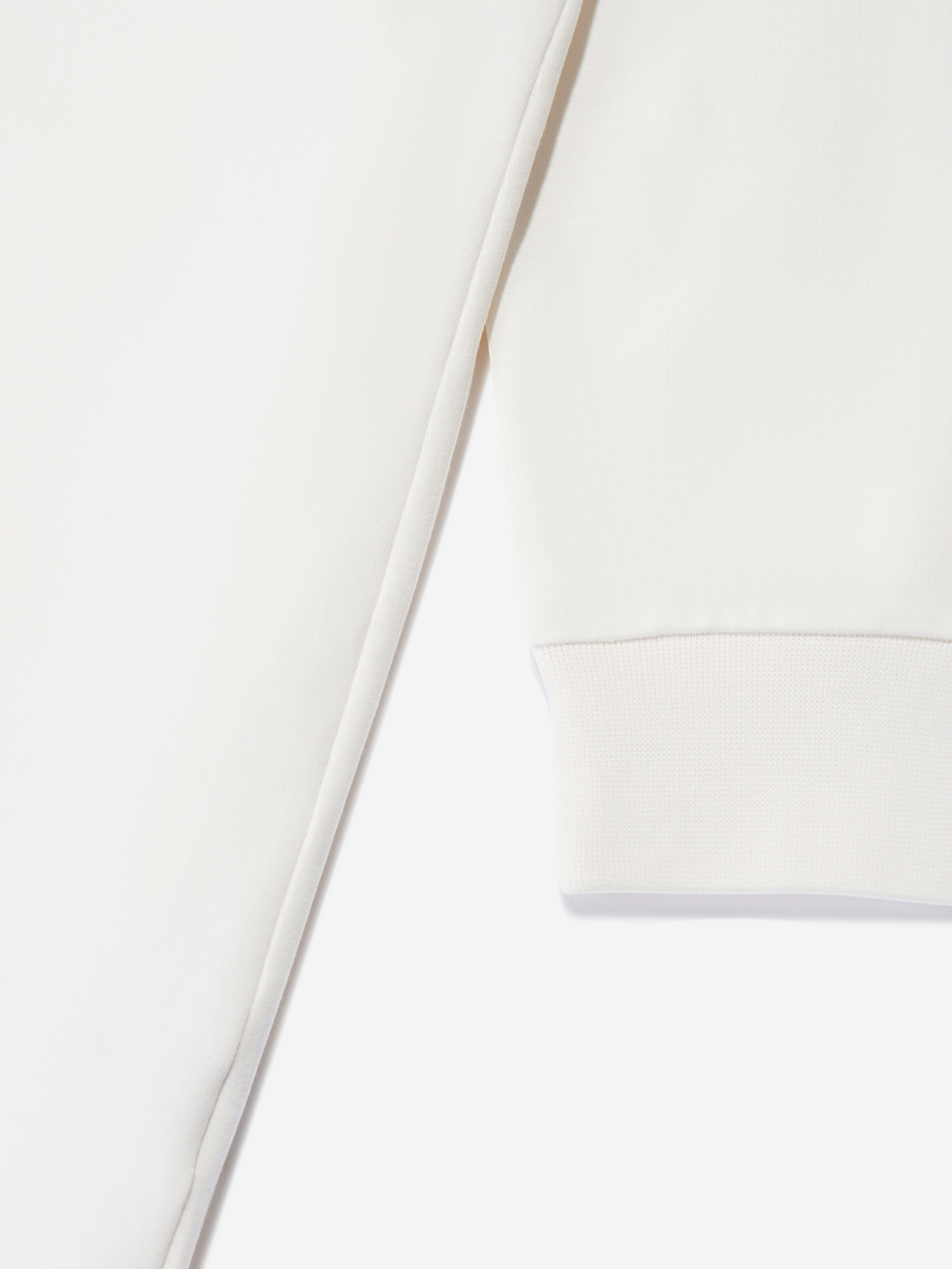 Escada Girls Embroidered Logo Sweater Dress in White Buy Cheap Manchester Great Sale