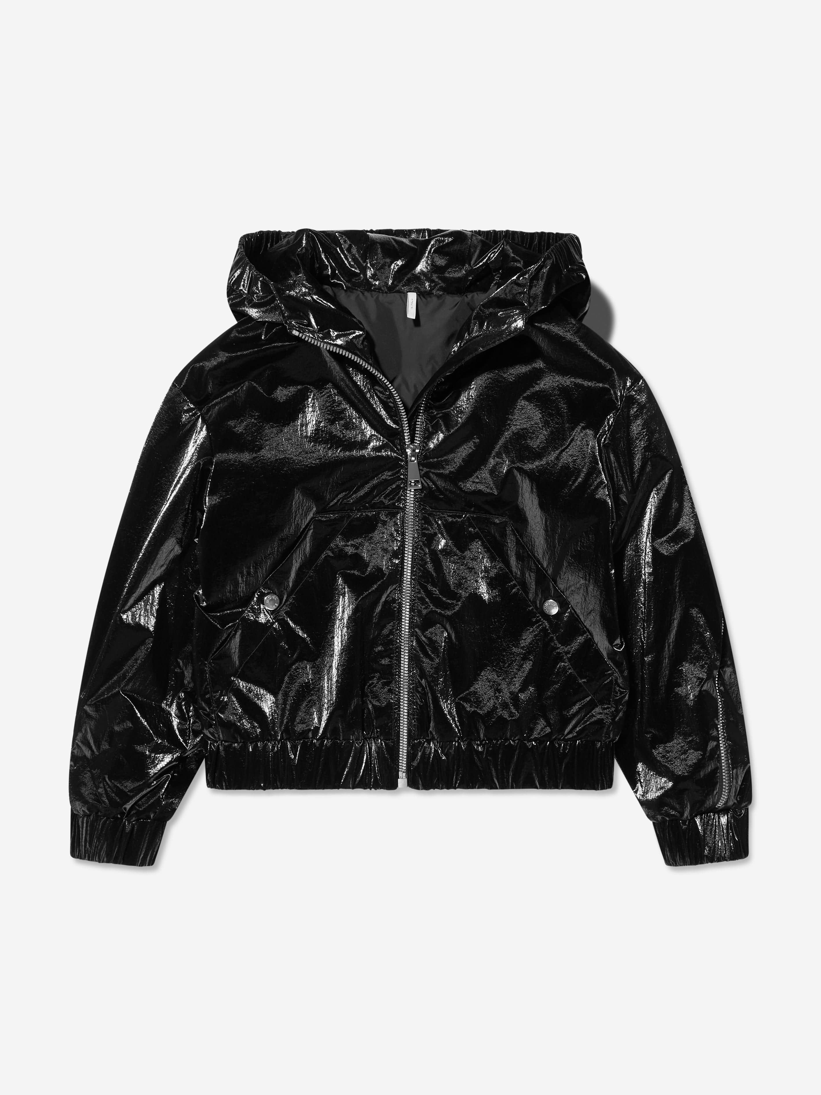 Moncler Enfant Girls Brienne Jacket in Black Cheap Sale Huge Surprise