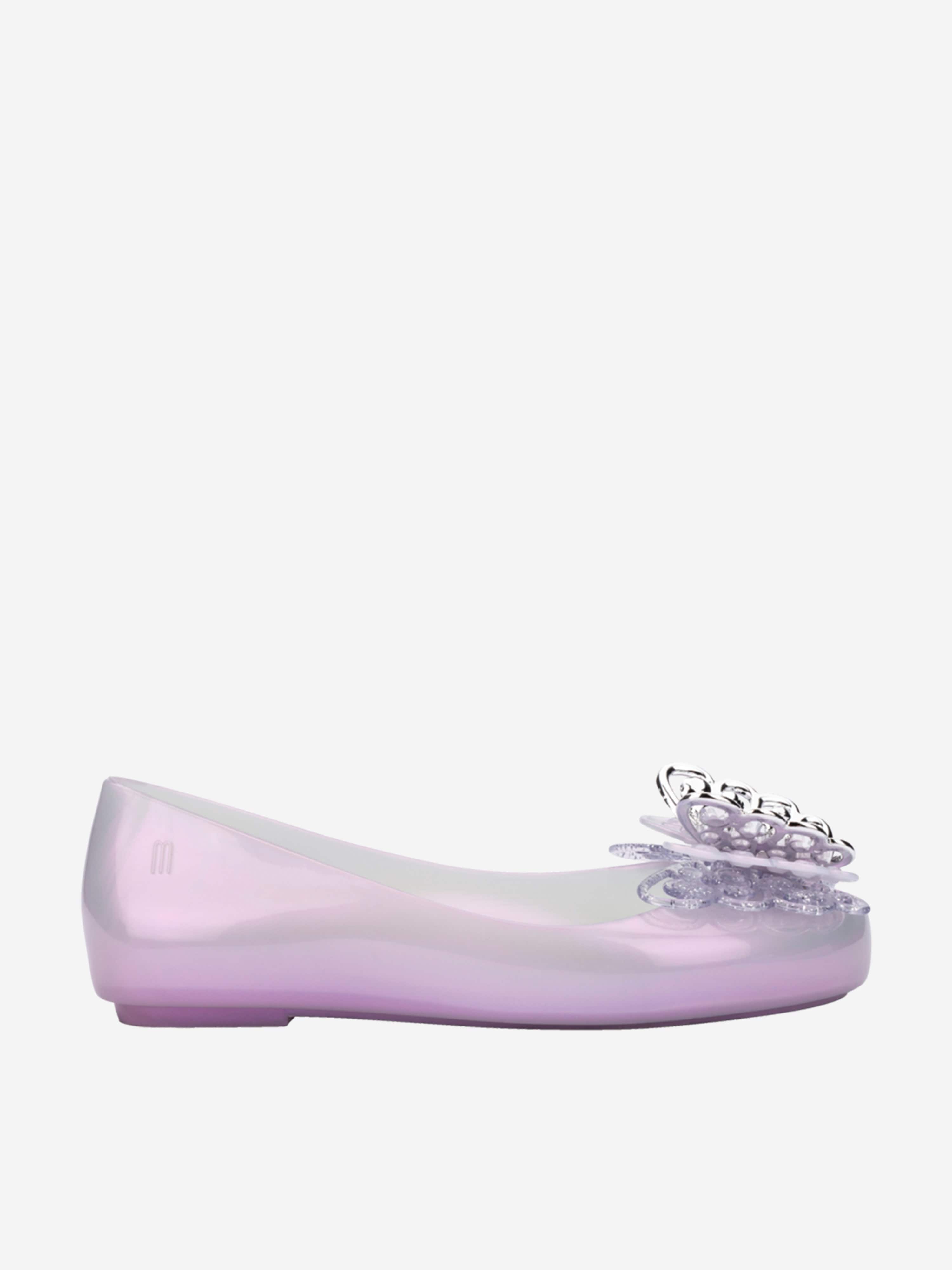 Mini Melissa Girls Sweet Love Fly II Ballerinas in Purple Outlet For Nice