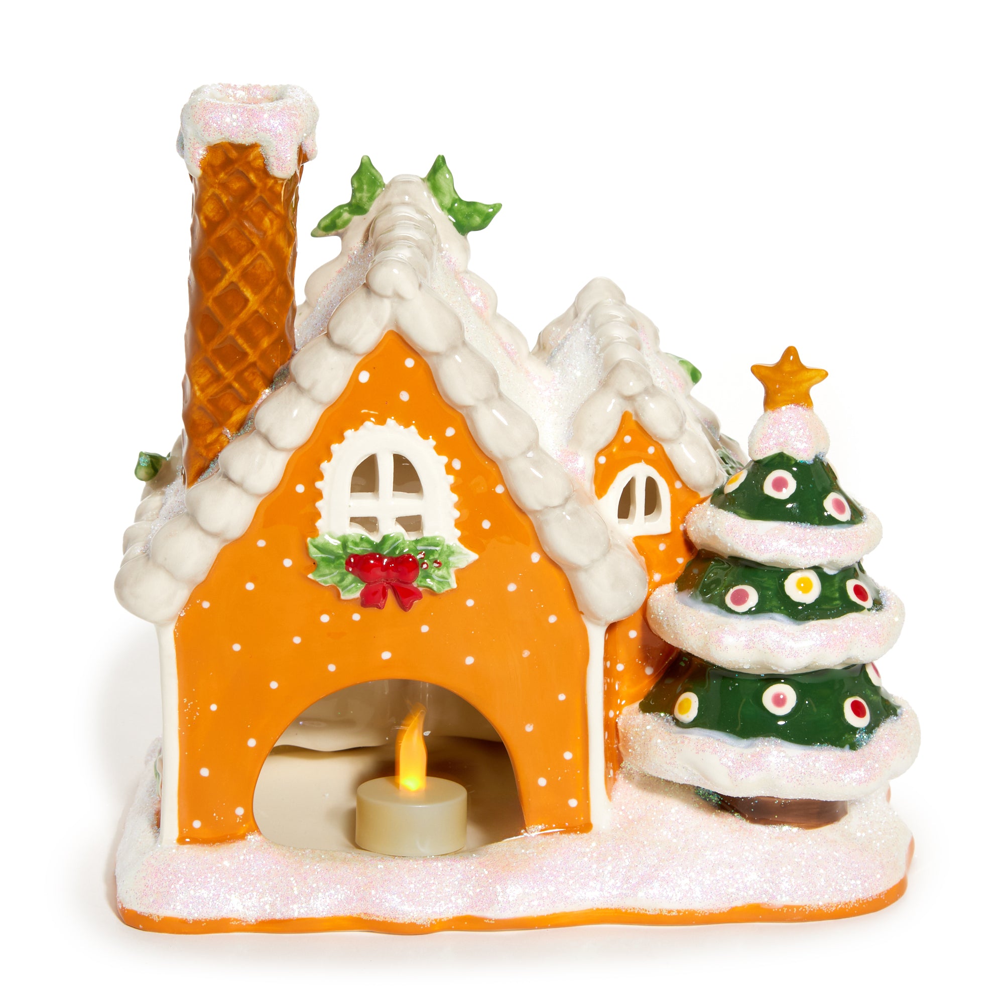 Hello Kitty and Friends Ceramic Gingerbread Candle House Buy Cheap Best Pices