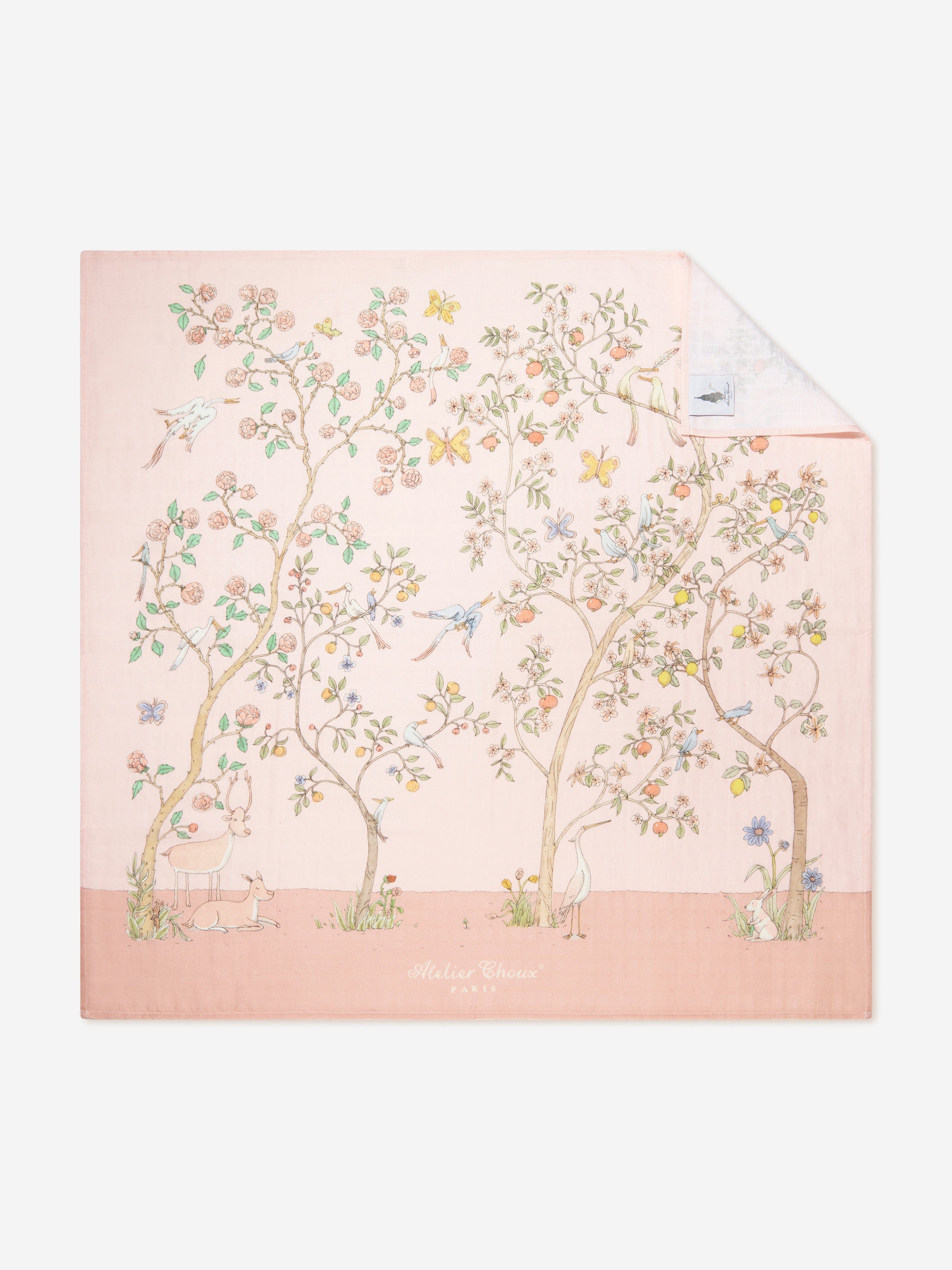 Atelier Choux Baby Girls In Bloom Swaddle in Pink Discount 2025 New