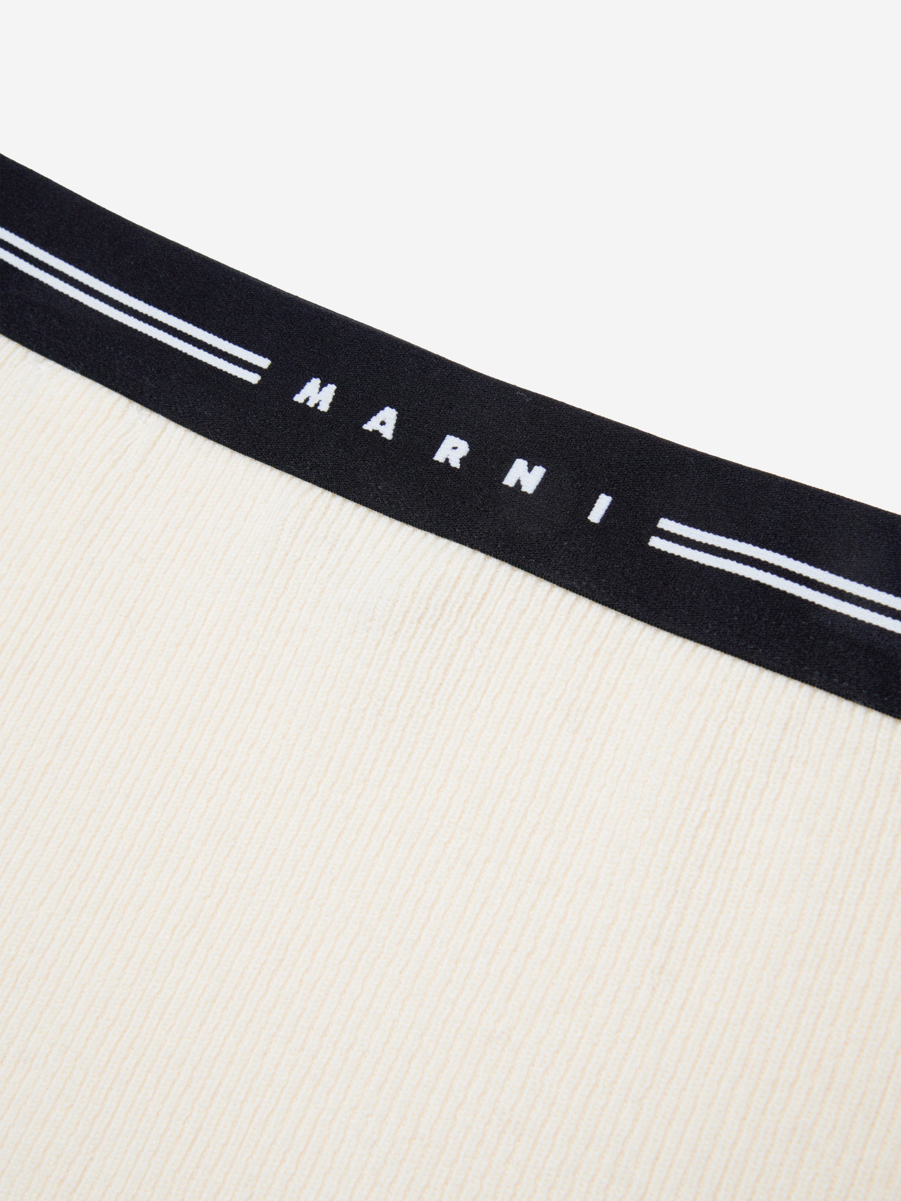 MARNI Girls Cashmere Skirt in Ivory Clearance Deals