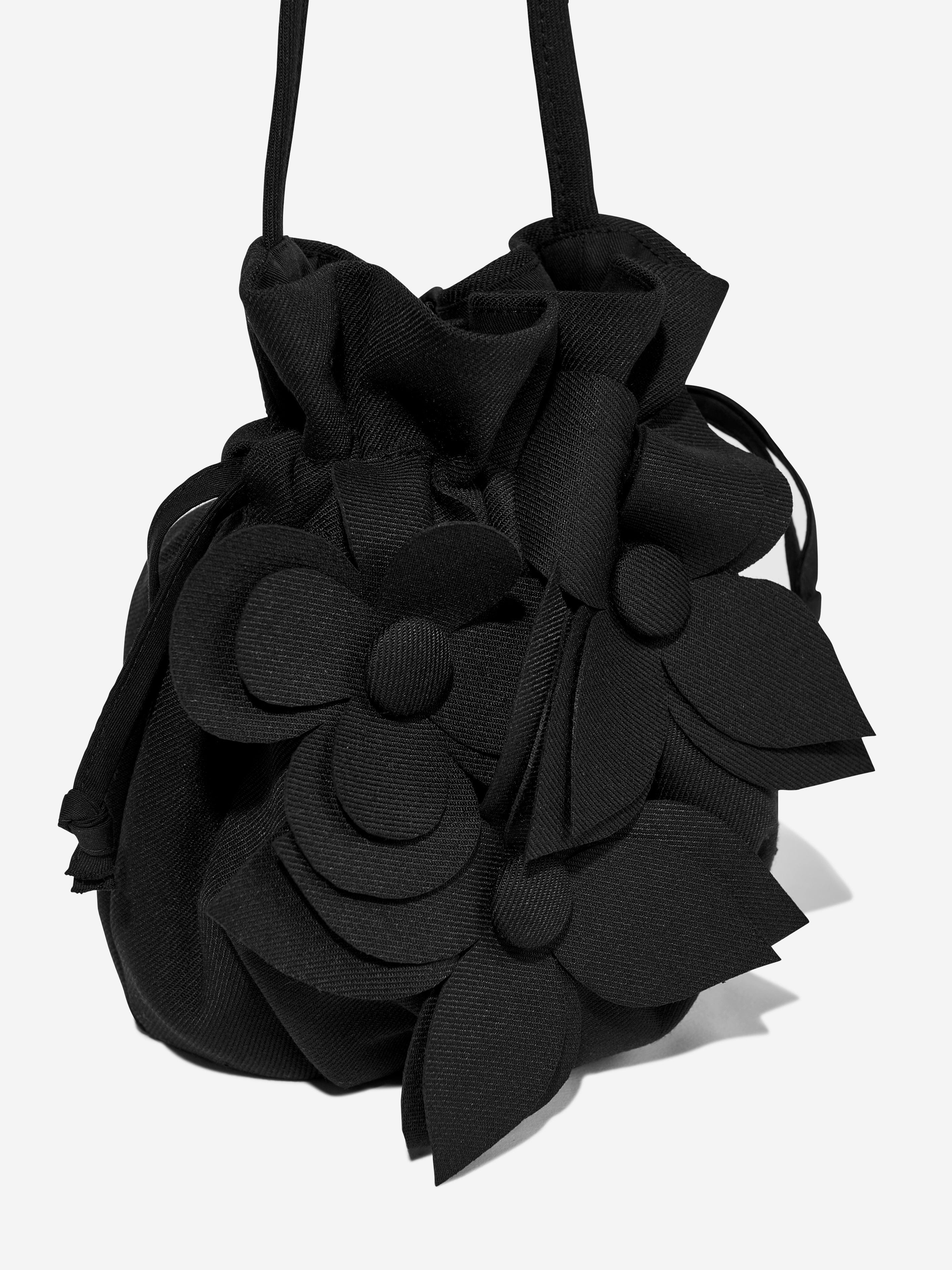 Girls Willow Flower Bag in Black (22.5cm) Really Cheap Shoes Online