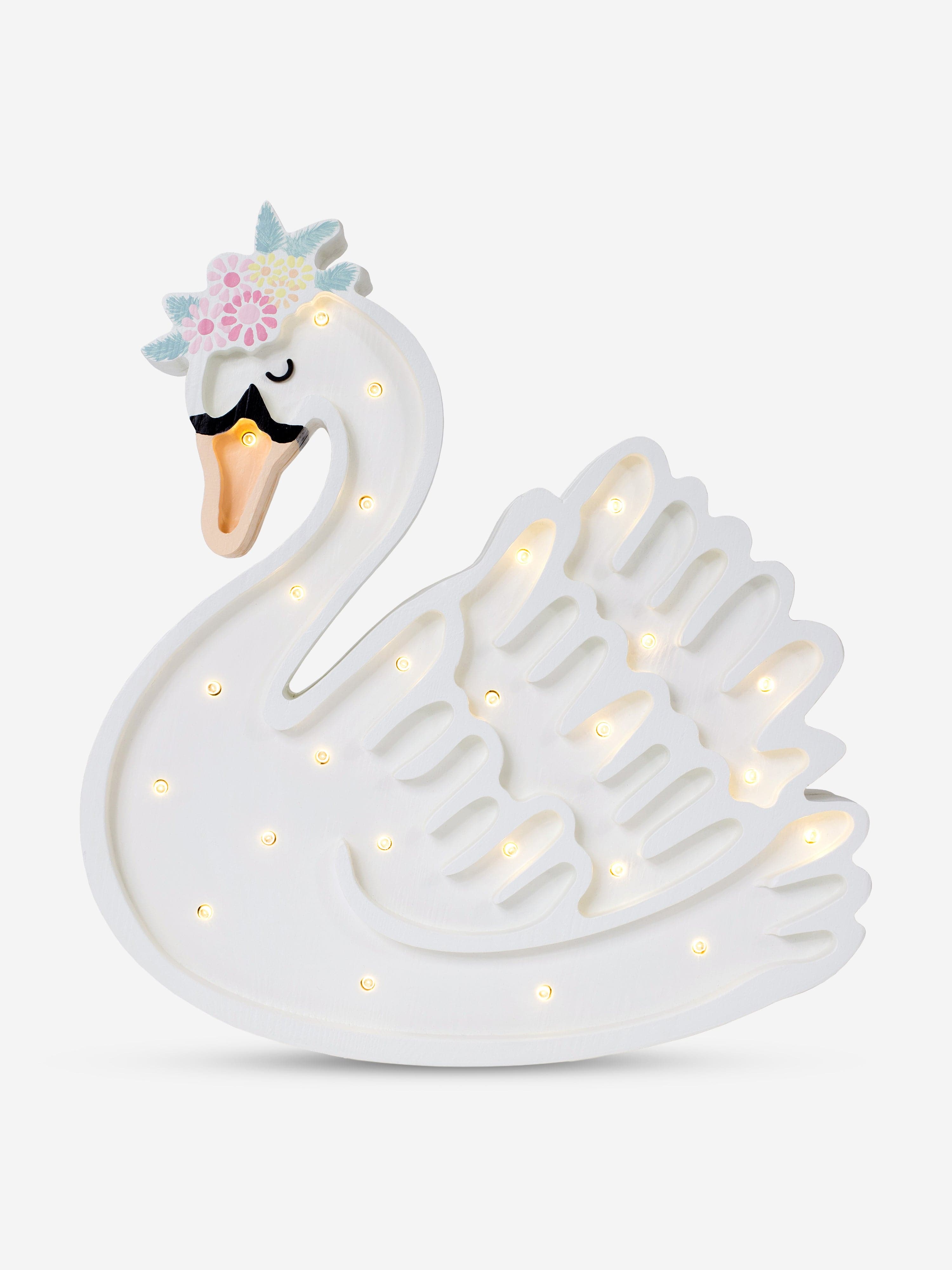Little Lights Swan Lamp in White (36x31.5x5.5 cm) Order Cheap Pice