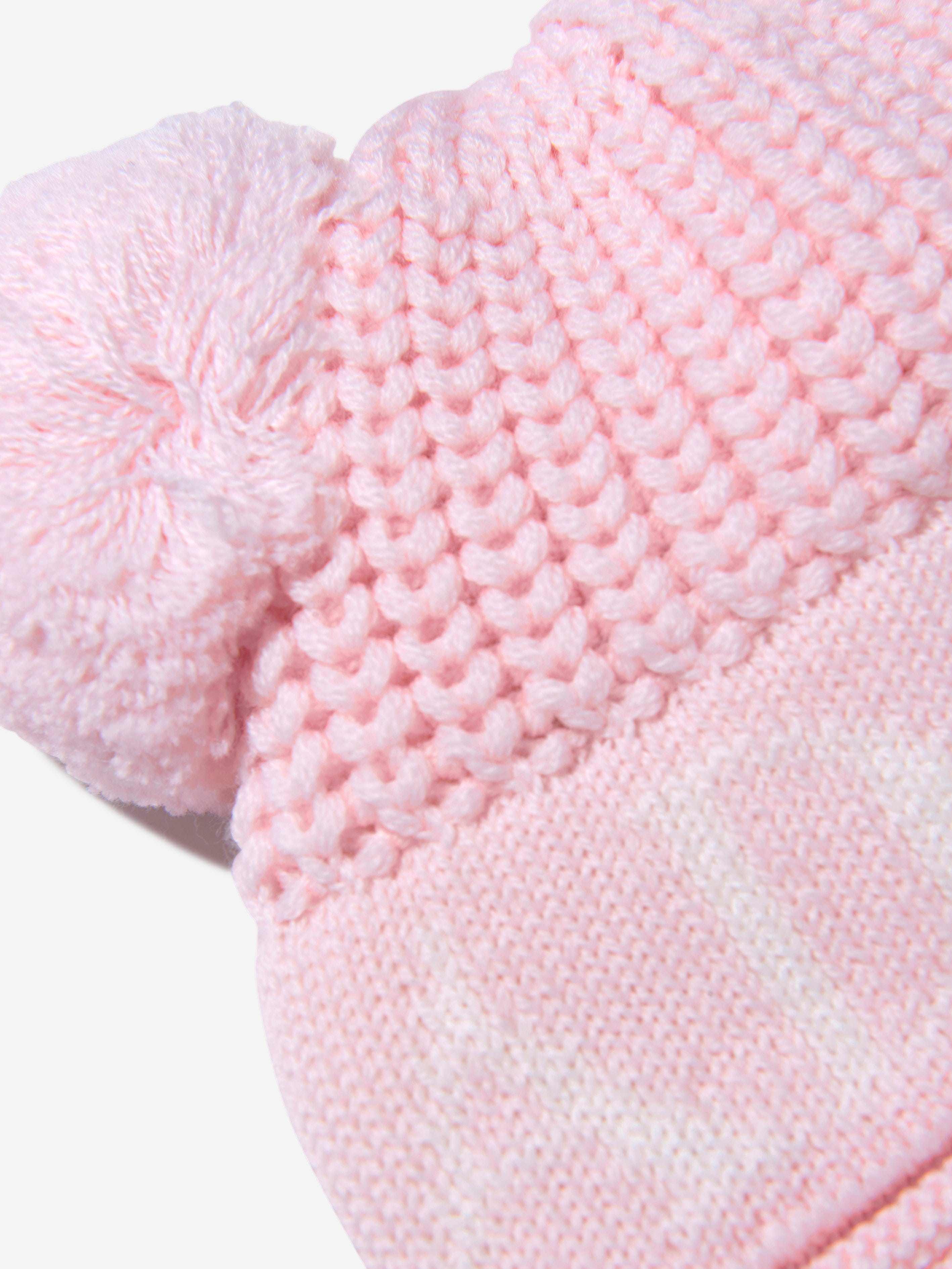 Canada Goose Baby Girls Double Pom Pom Hat in Pink Sast Cheap Pice
