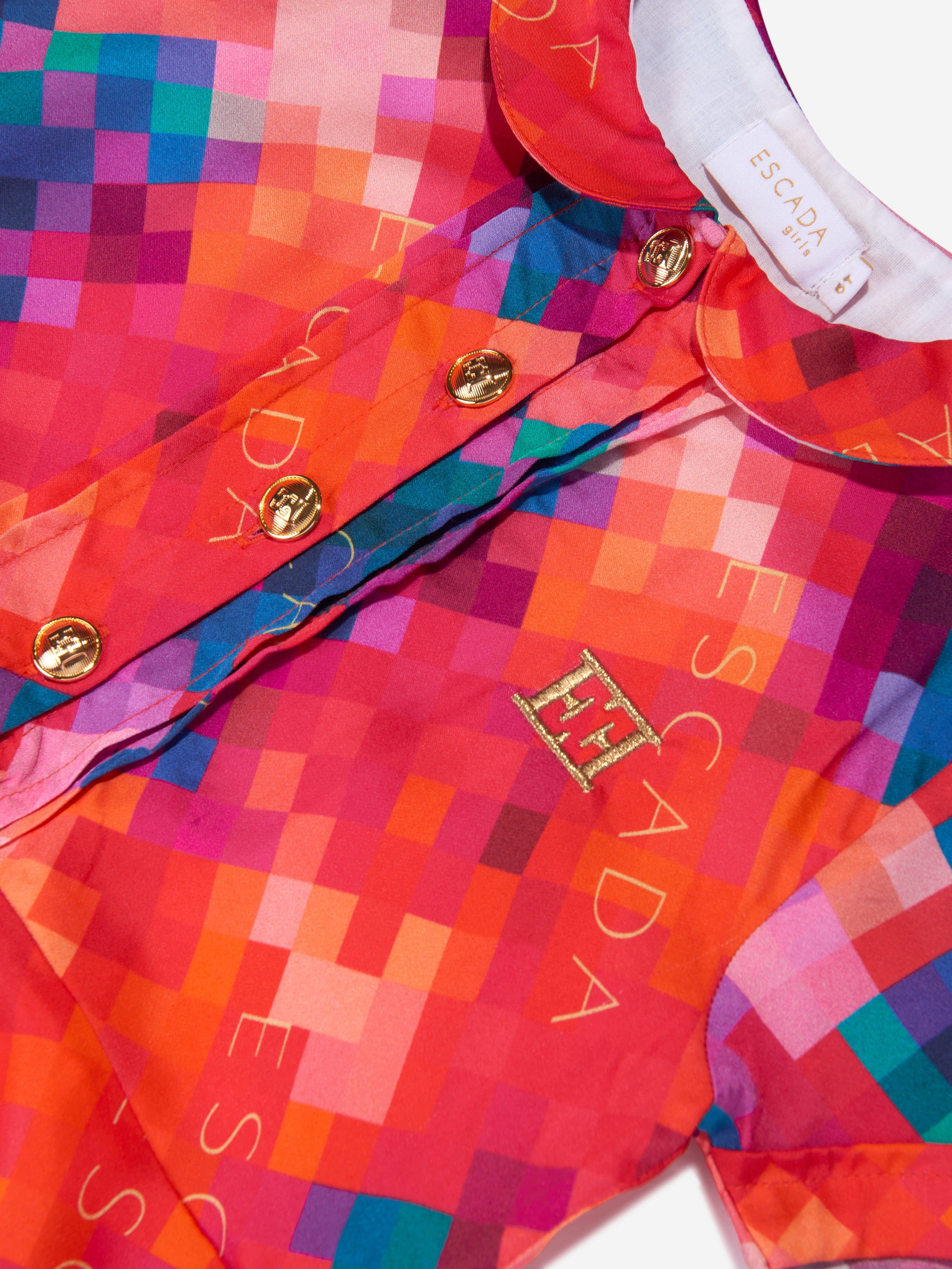 Escada Girls Azalea Dress in Red Clearance Wiki