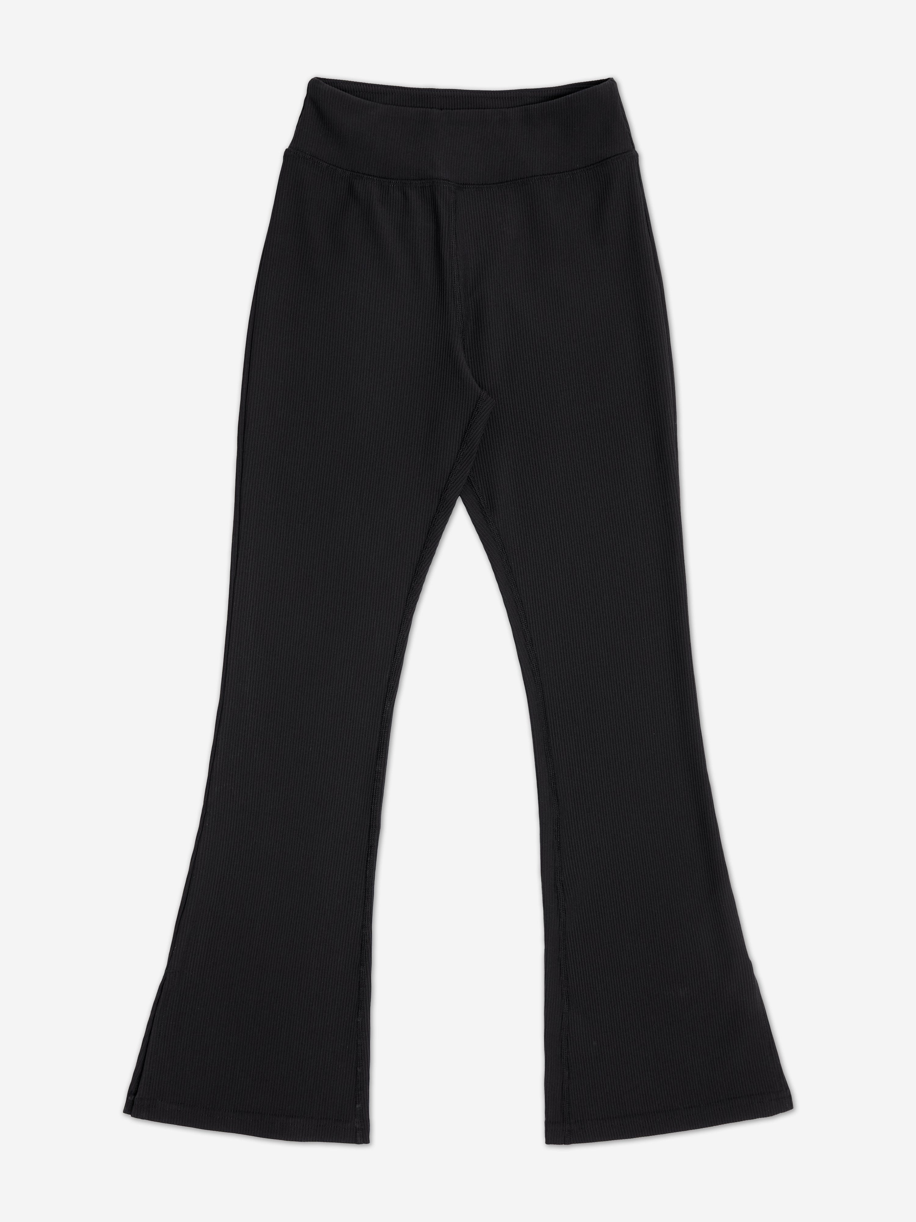 Danskin Girls High Waist Flared Pants in Black For Sale Top Quality