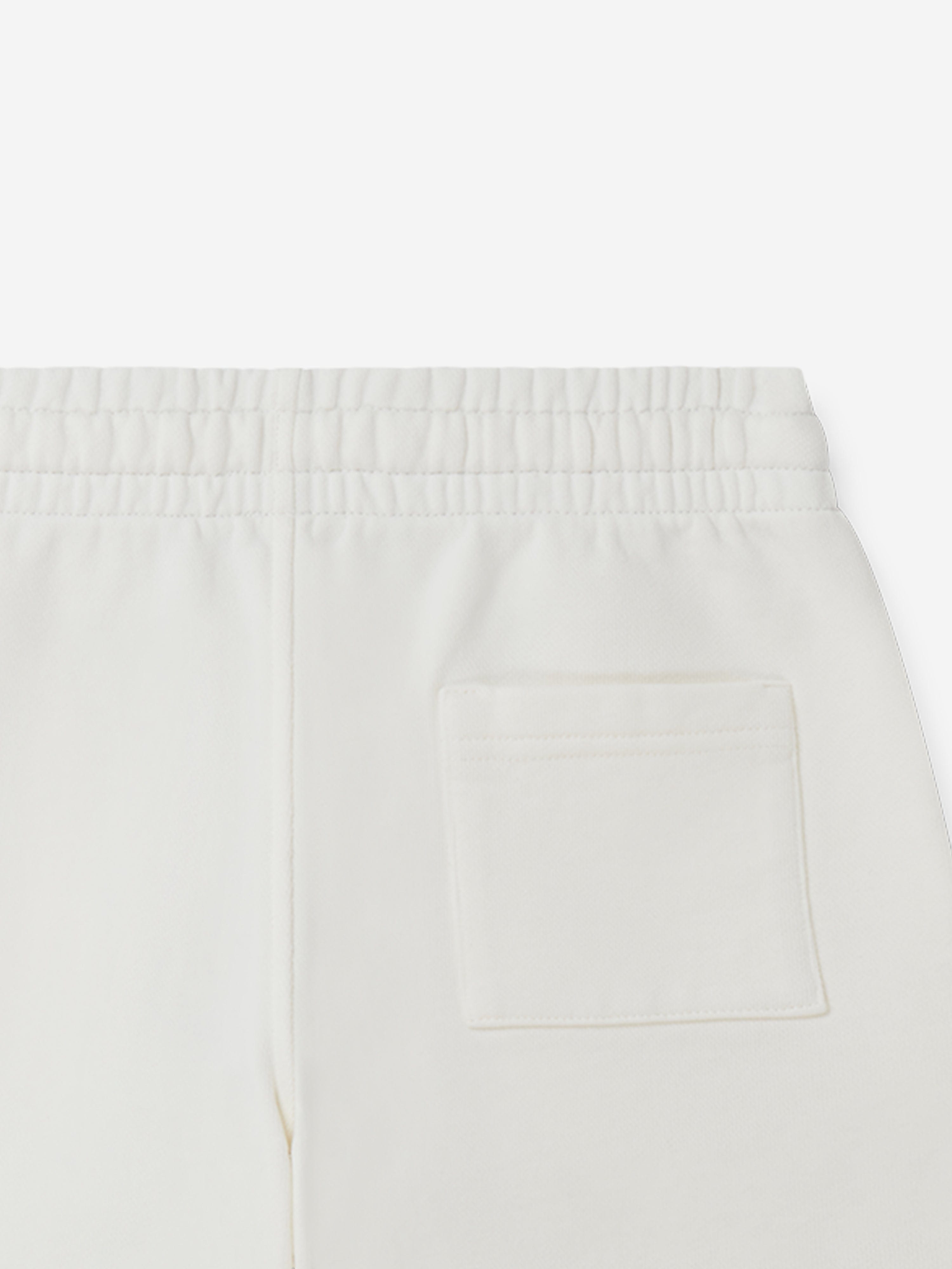 Casablanca Kids Oasis Print Shorts in White How Much Sale Online