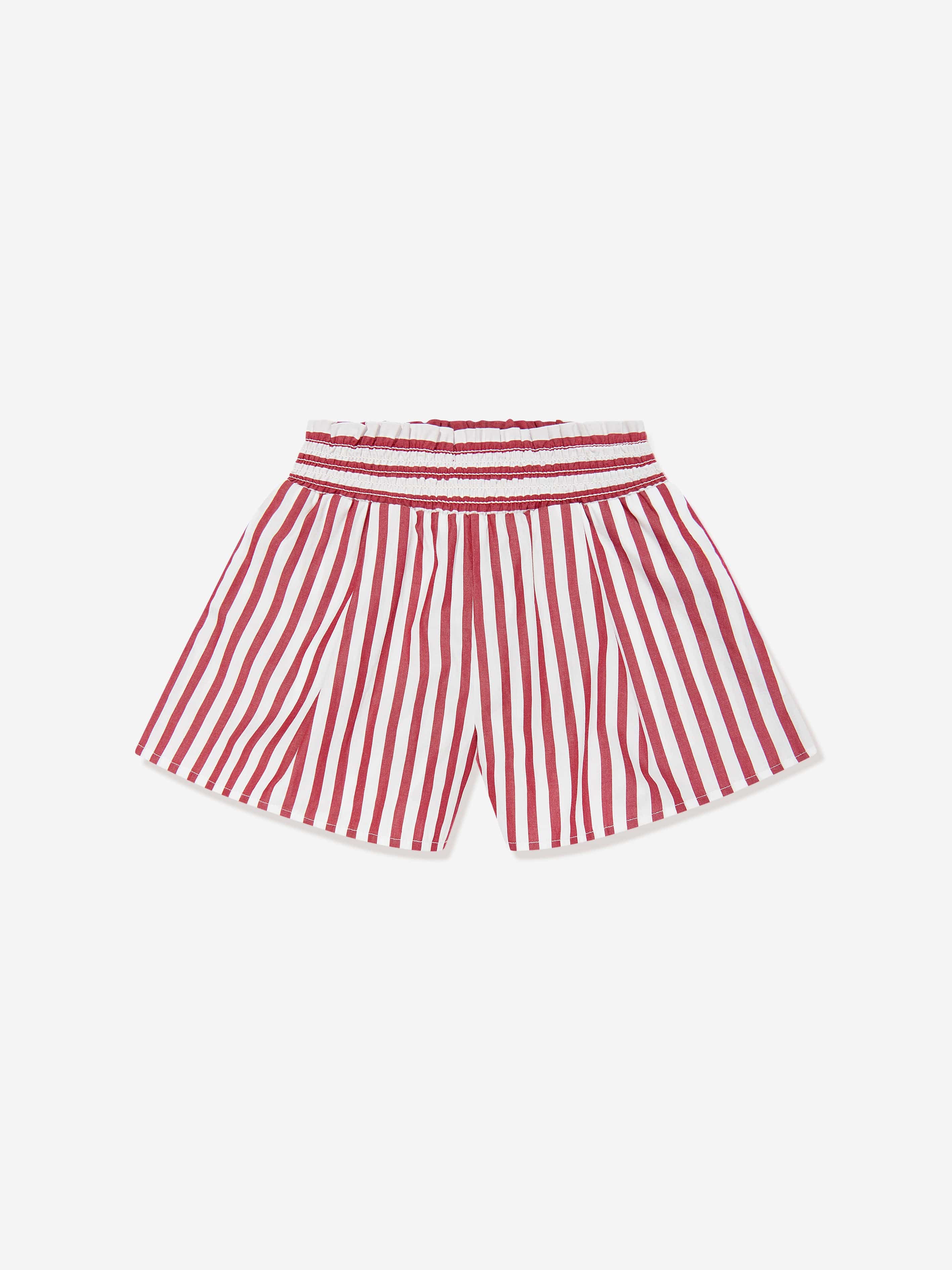 Ralph Lauren Girls Striped Shorts Set in Red Best Place To Buy