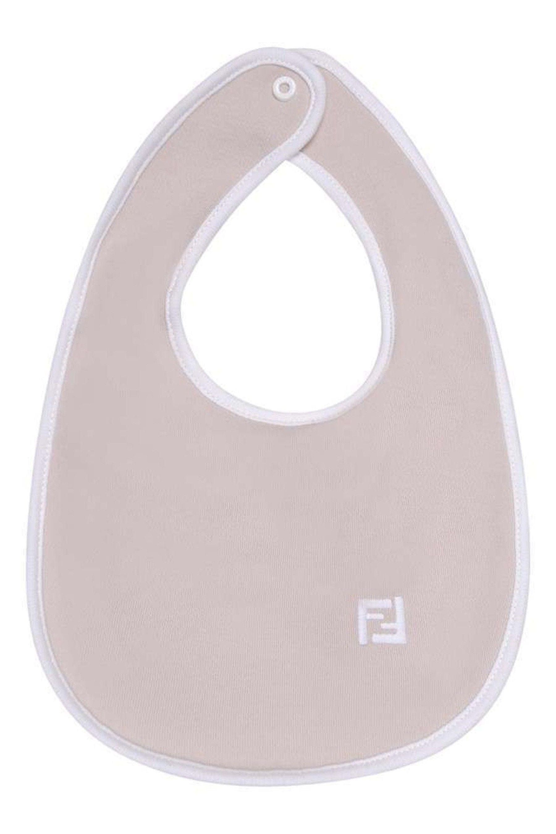 Fendi Baby Logo Babygrow Gift Set in Beige Clearance Marketable