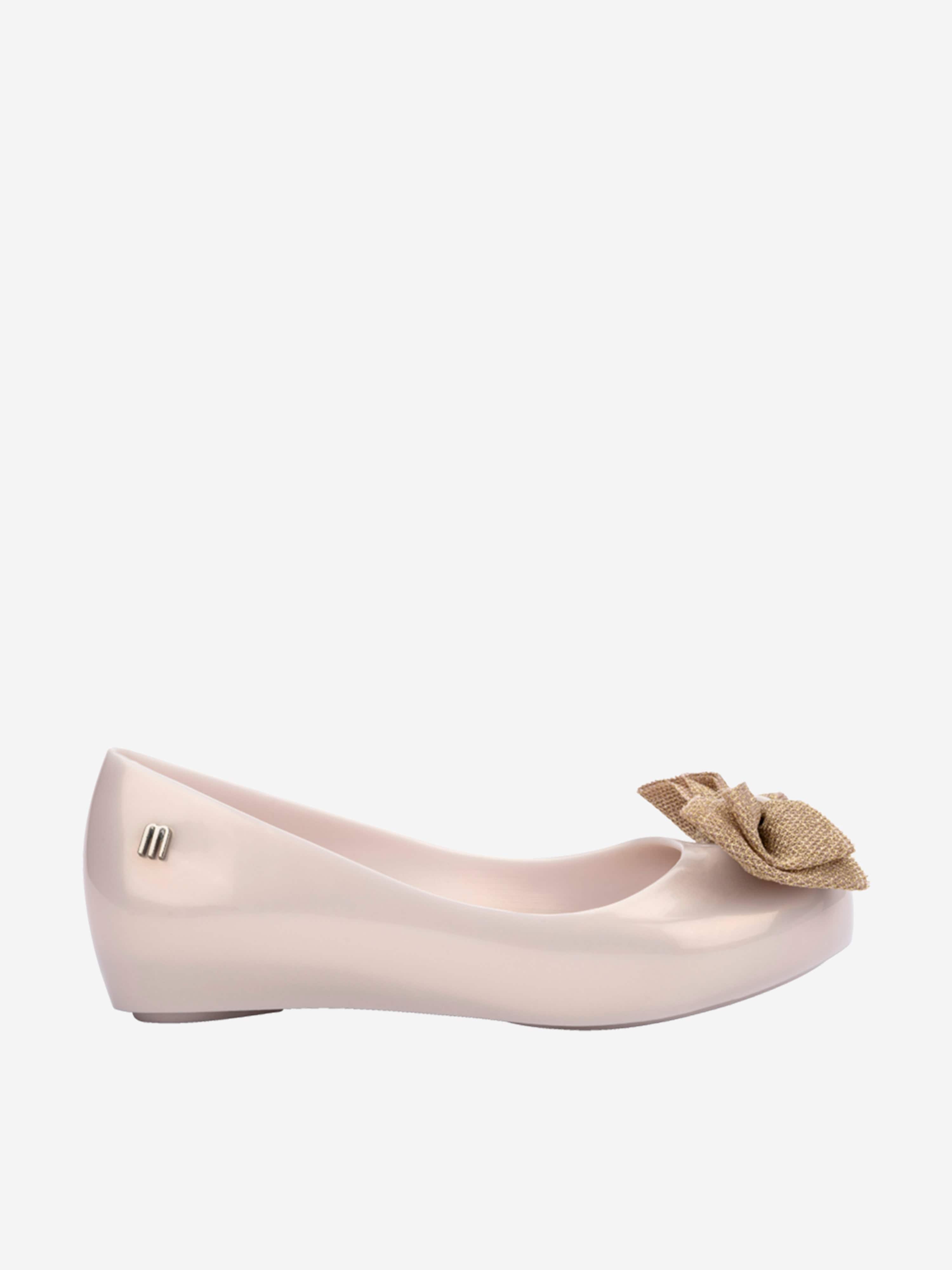 Mini Melissa Girls Ultragirl Sweet XII Ballerinas in Ivory Free Shipping The Cheapest