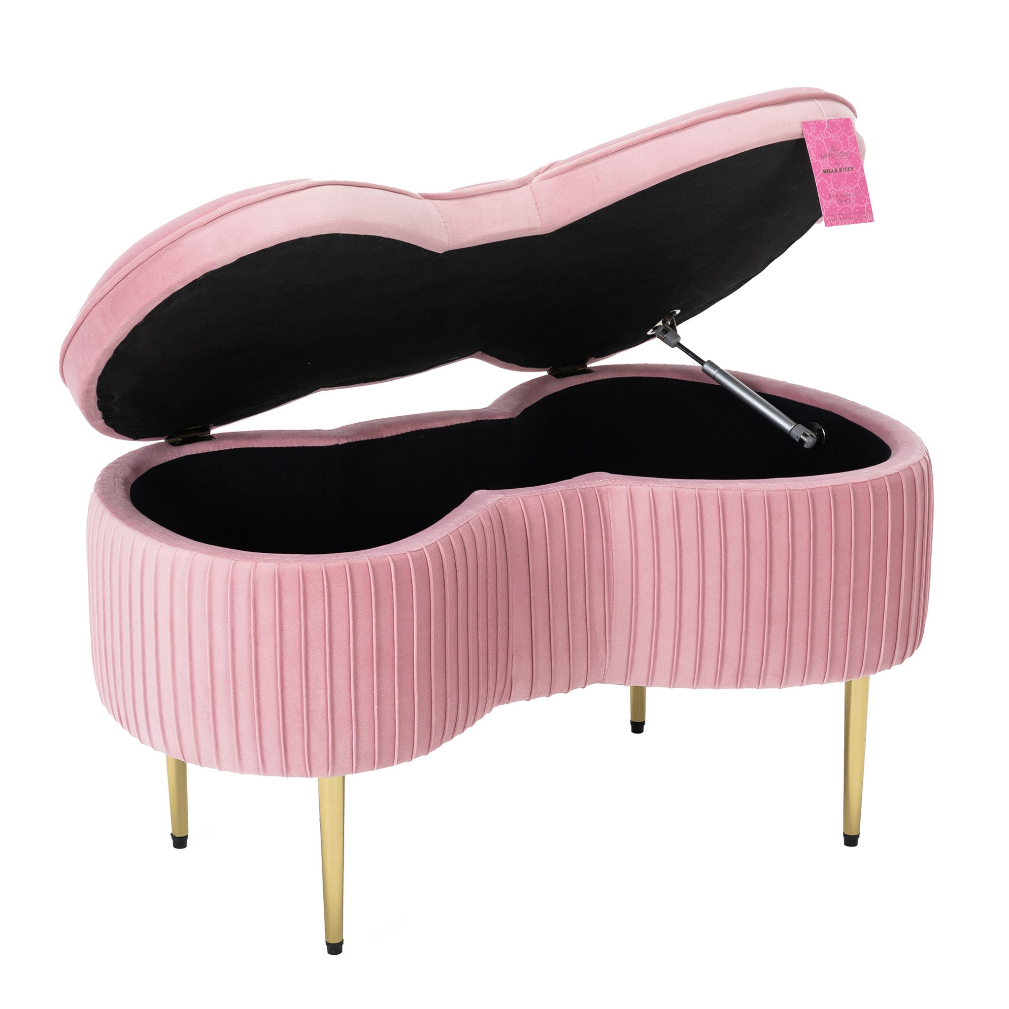 Hello Kitty x Impressions Vanity Bow Storage Bench With Mastercard For Sale