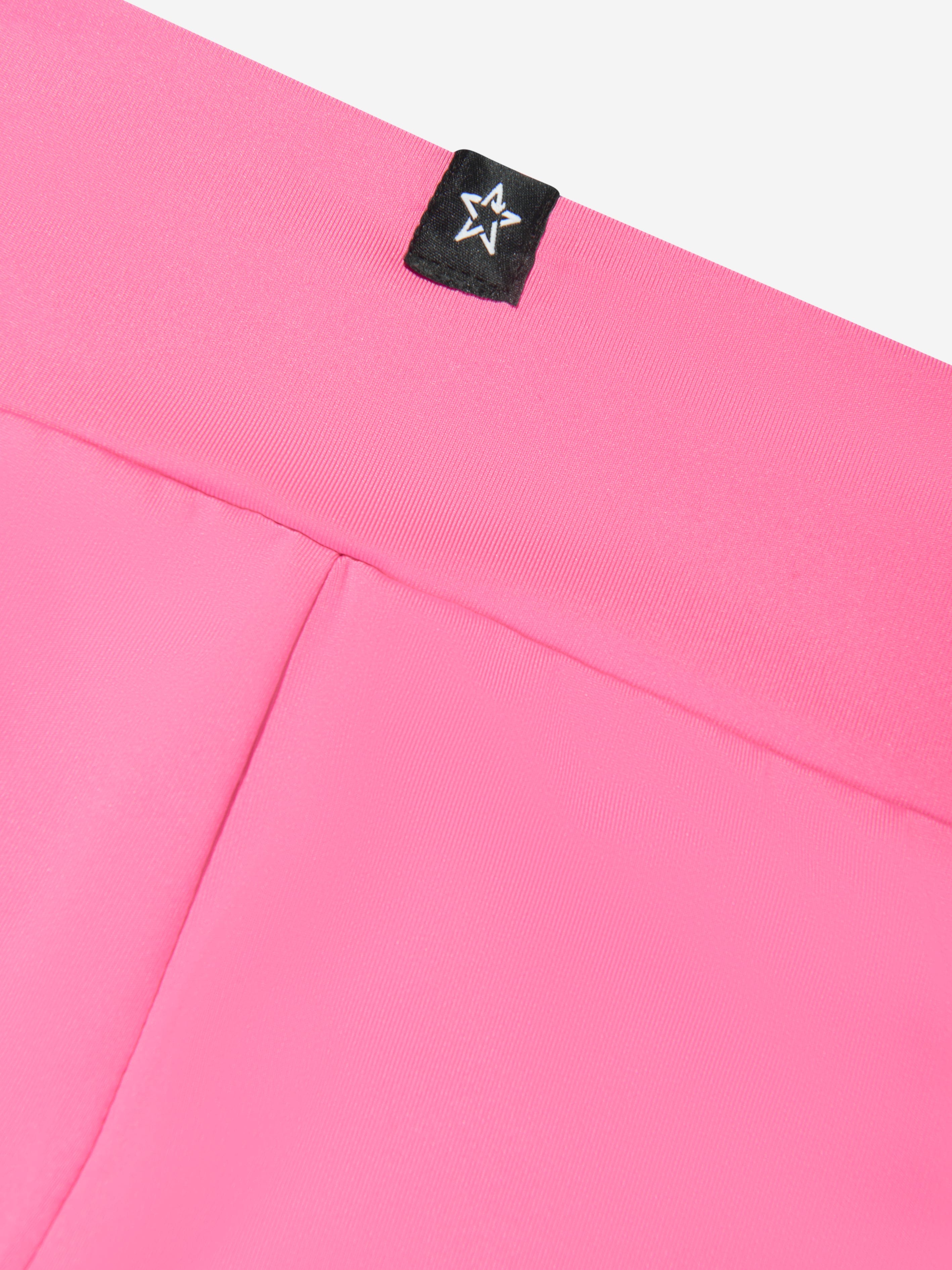 Converse Girls Chuck Patch High Rise Leggings in Pink New For Sale