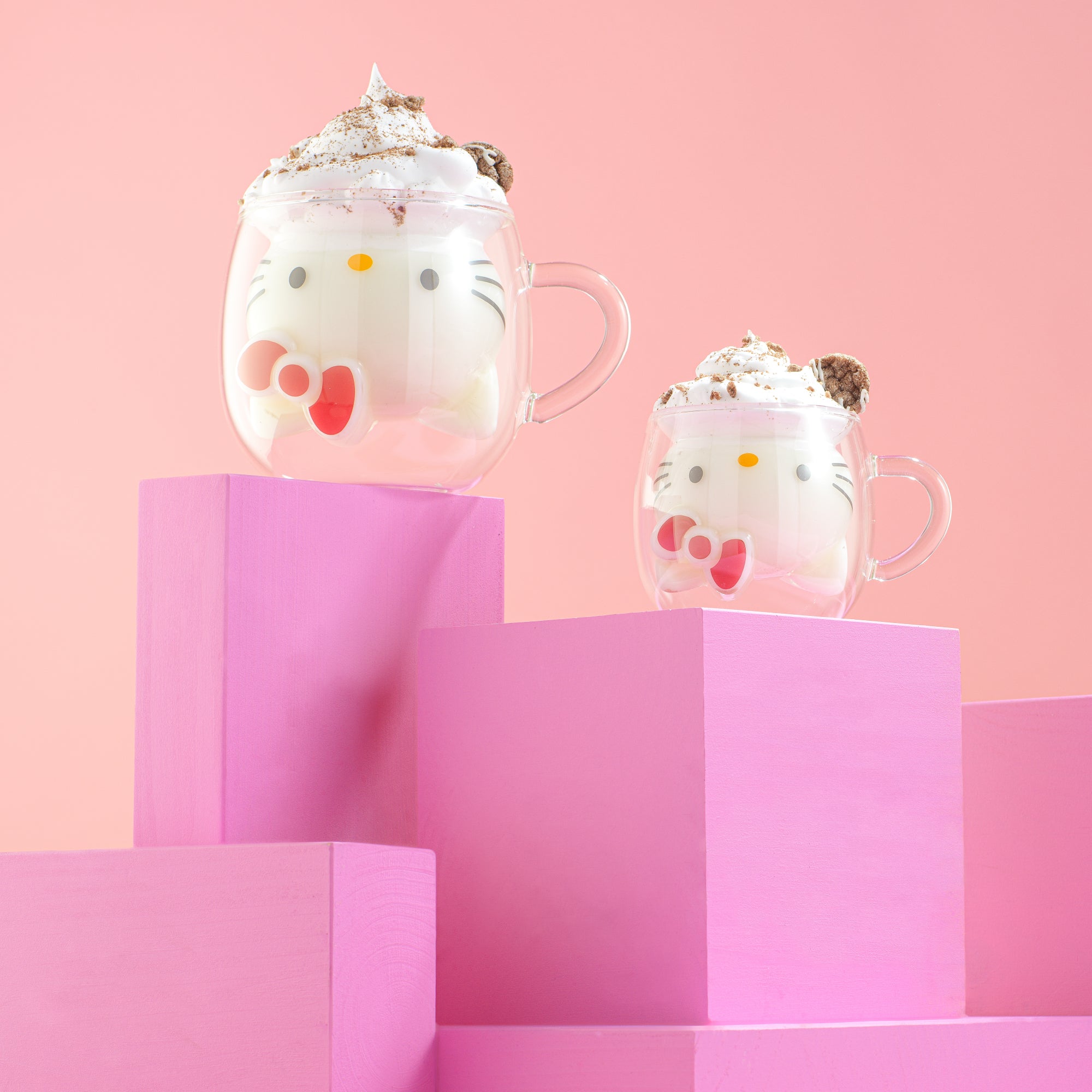 Hello Kitty 3D Double Wall Espresso Glass Cheap Amazon