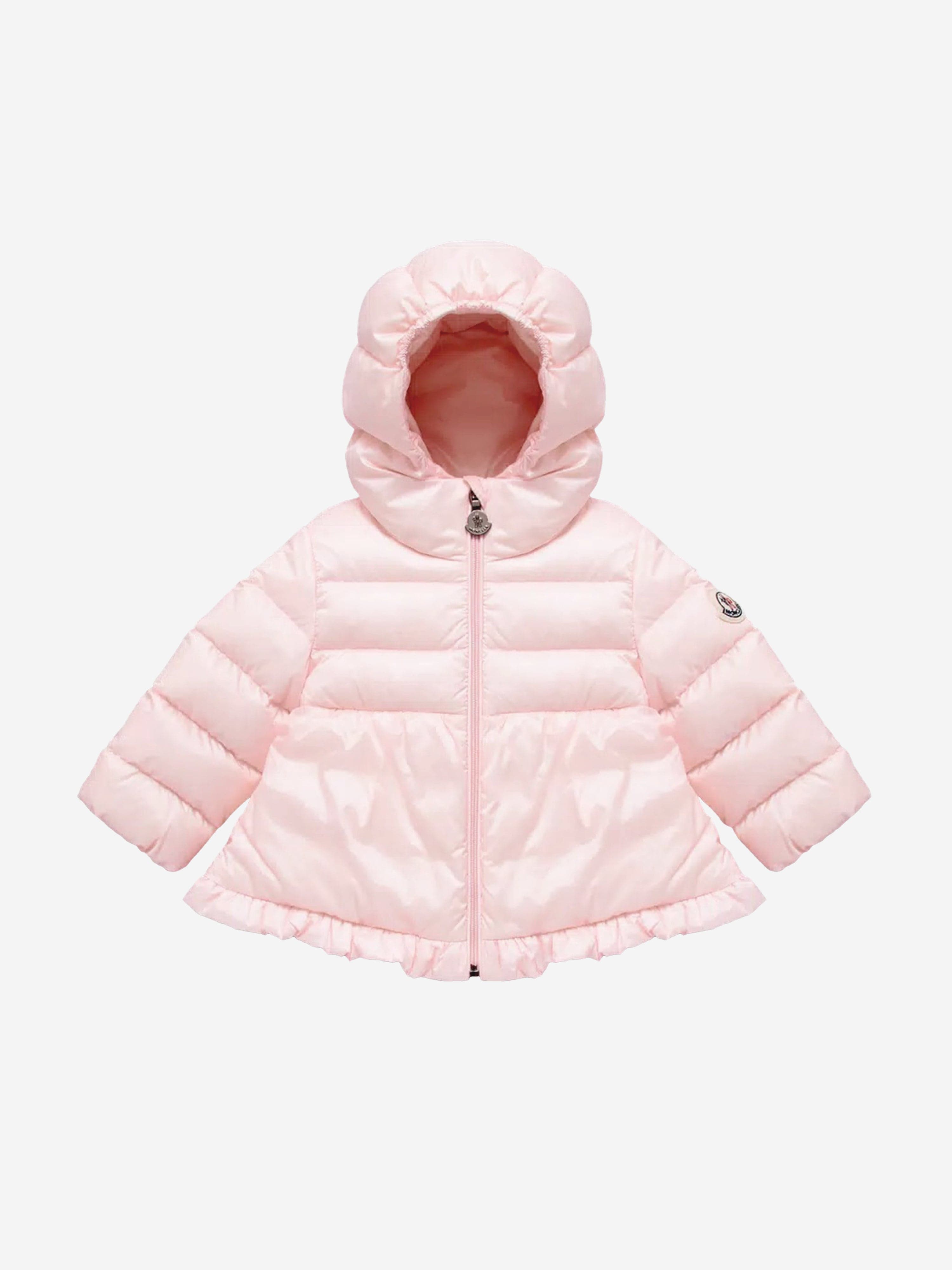 Moncler Enfant Baby Girls Down Padded Odile Jacket in Pink How Much Sale Online