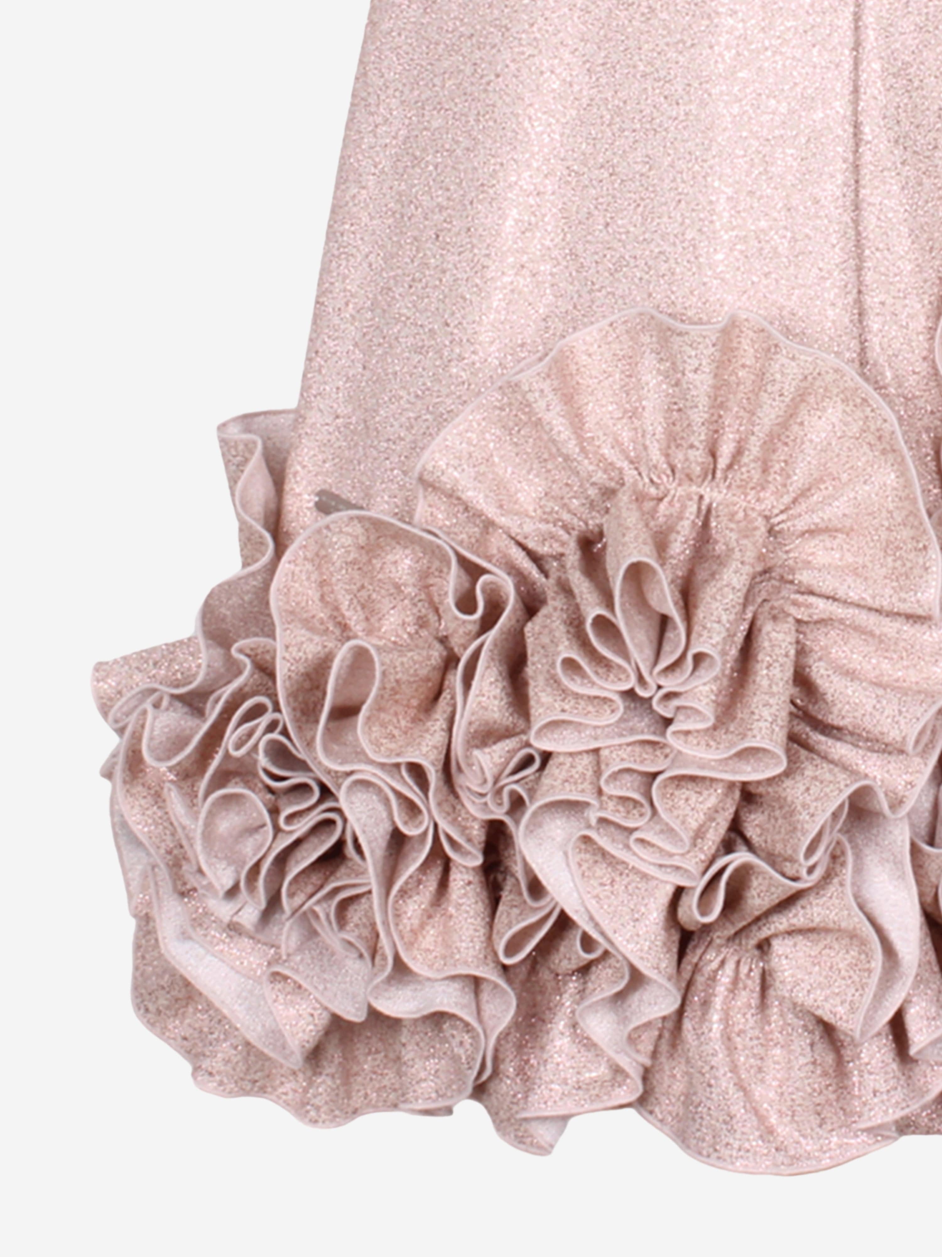 Jessie And James Girls Dream On Frilly Flower Dress in Pink Geniue Stockist Cheap Pice
