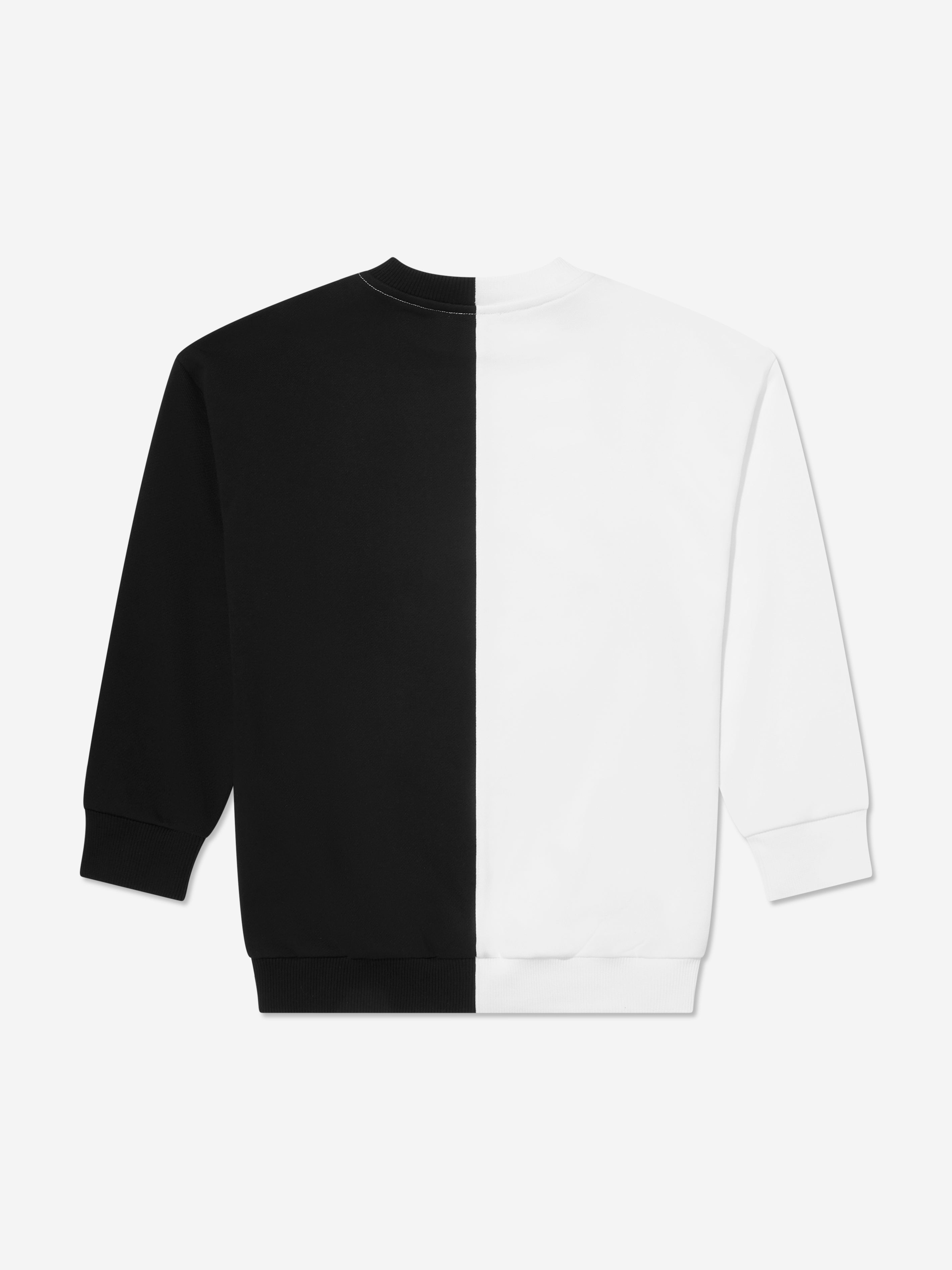 Balmain Kids Colourblock Sweatshirt in White Quality From China Wholesale