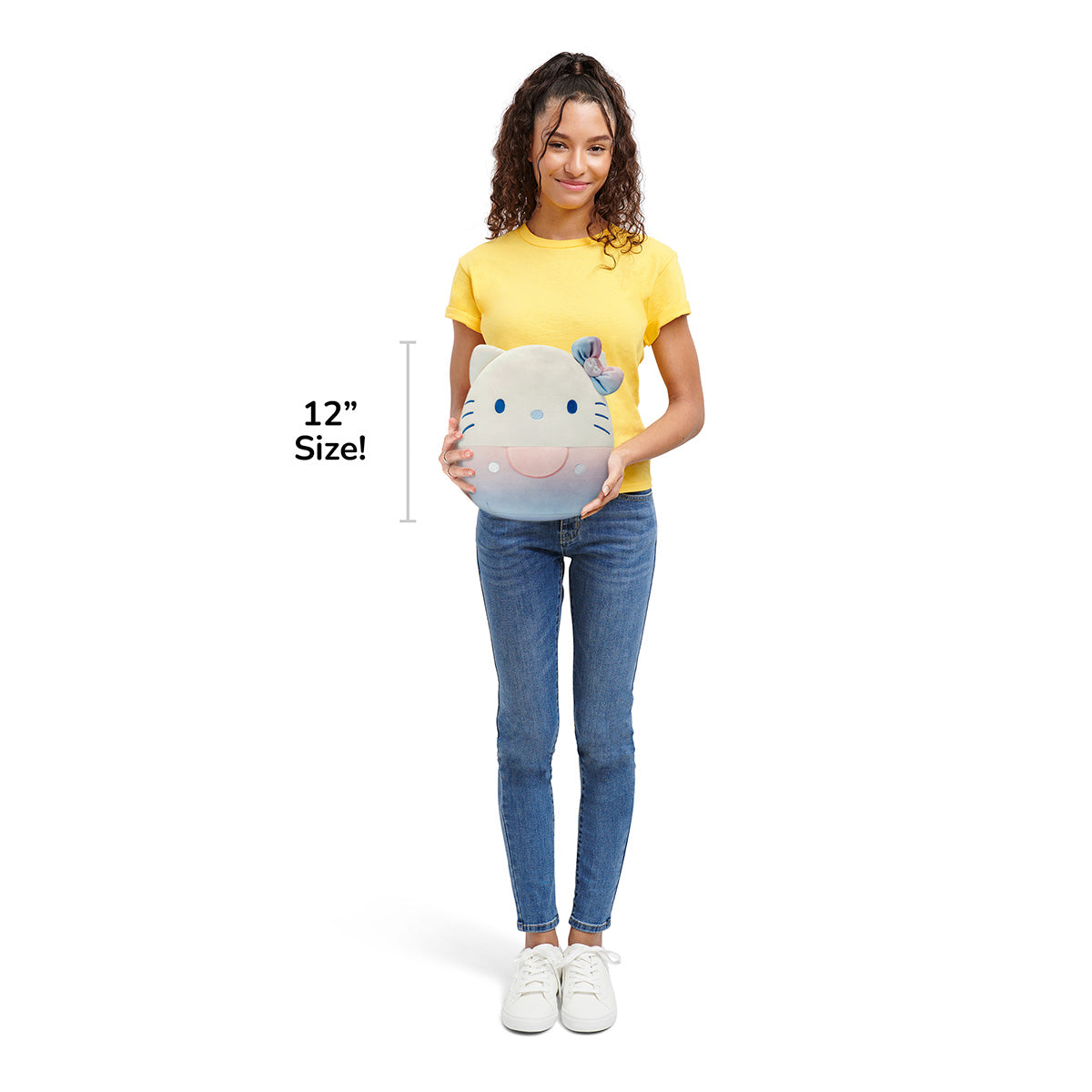 Hello Kitty 50th Anniversary 12 Sparkle Gradient Squishmallows With Credit Card For Sale
