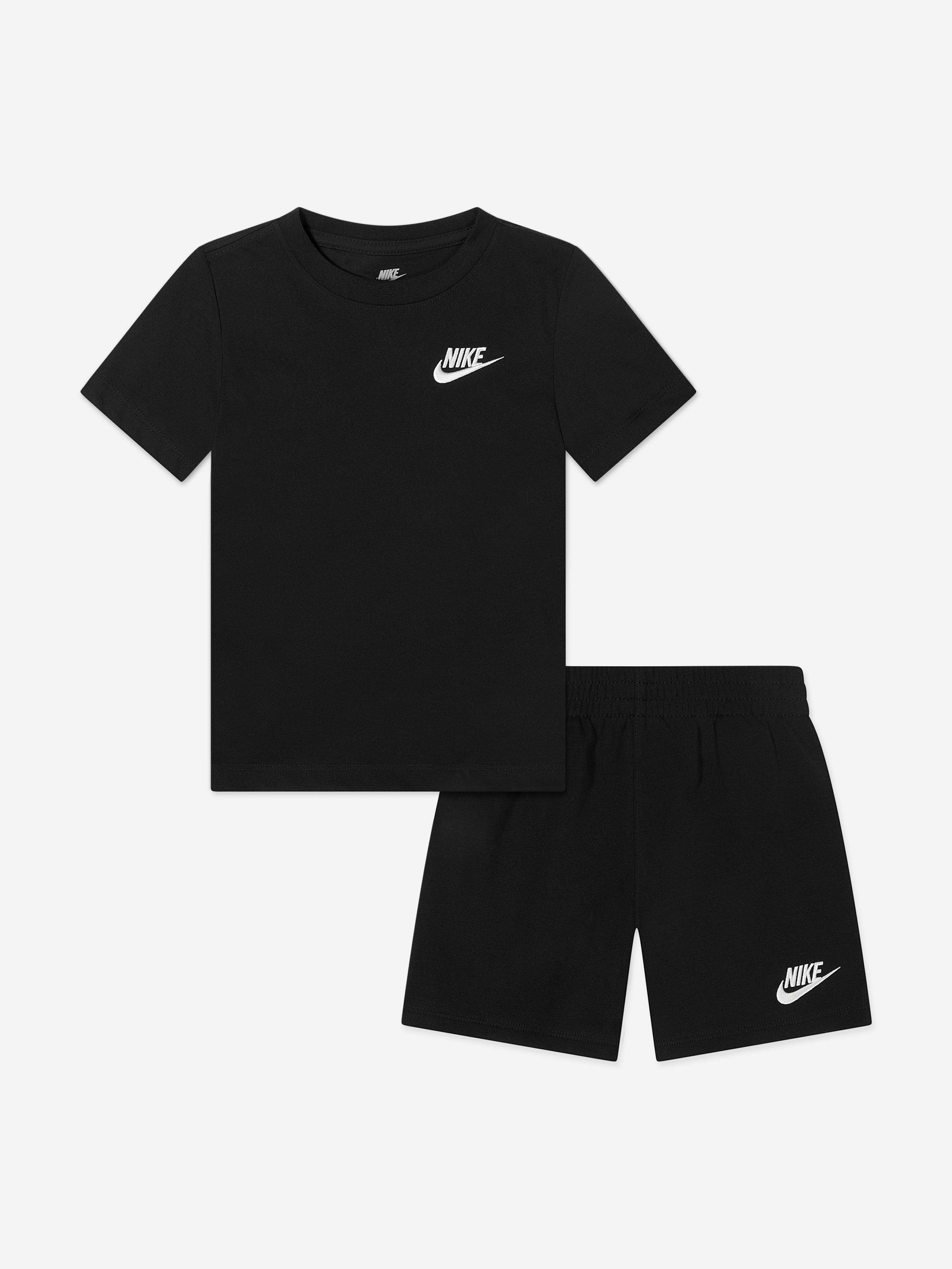 Nike Kids Club LBR Knit Short Set in Black Pay With Paypal For Sale
