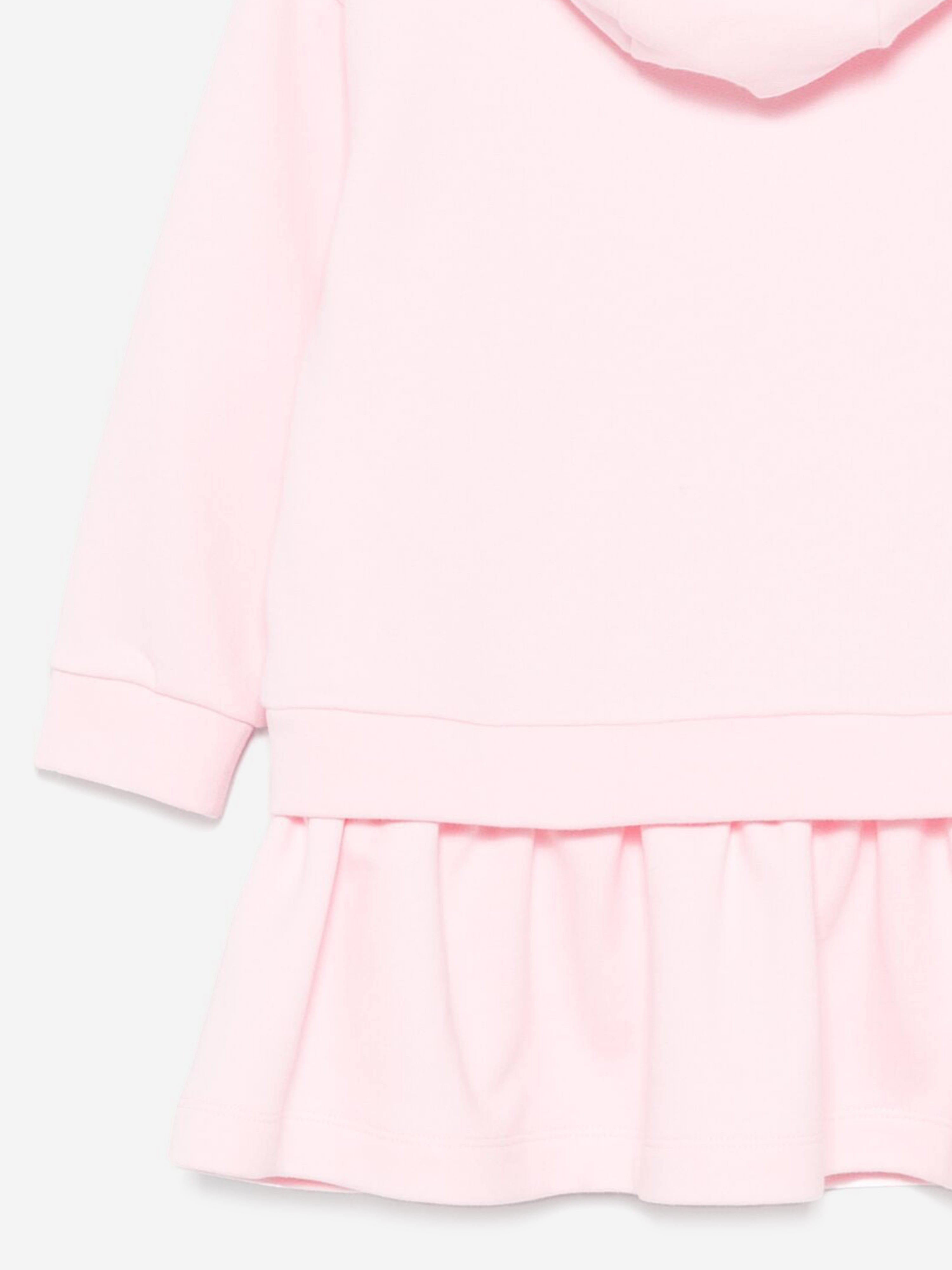 Girls Hooded Sweater Dress in Pink Pay With Paypal For Sale