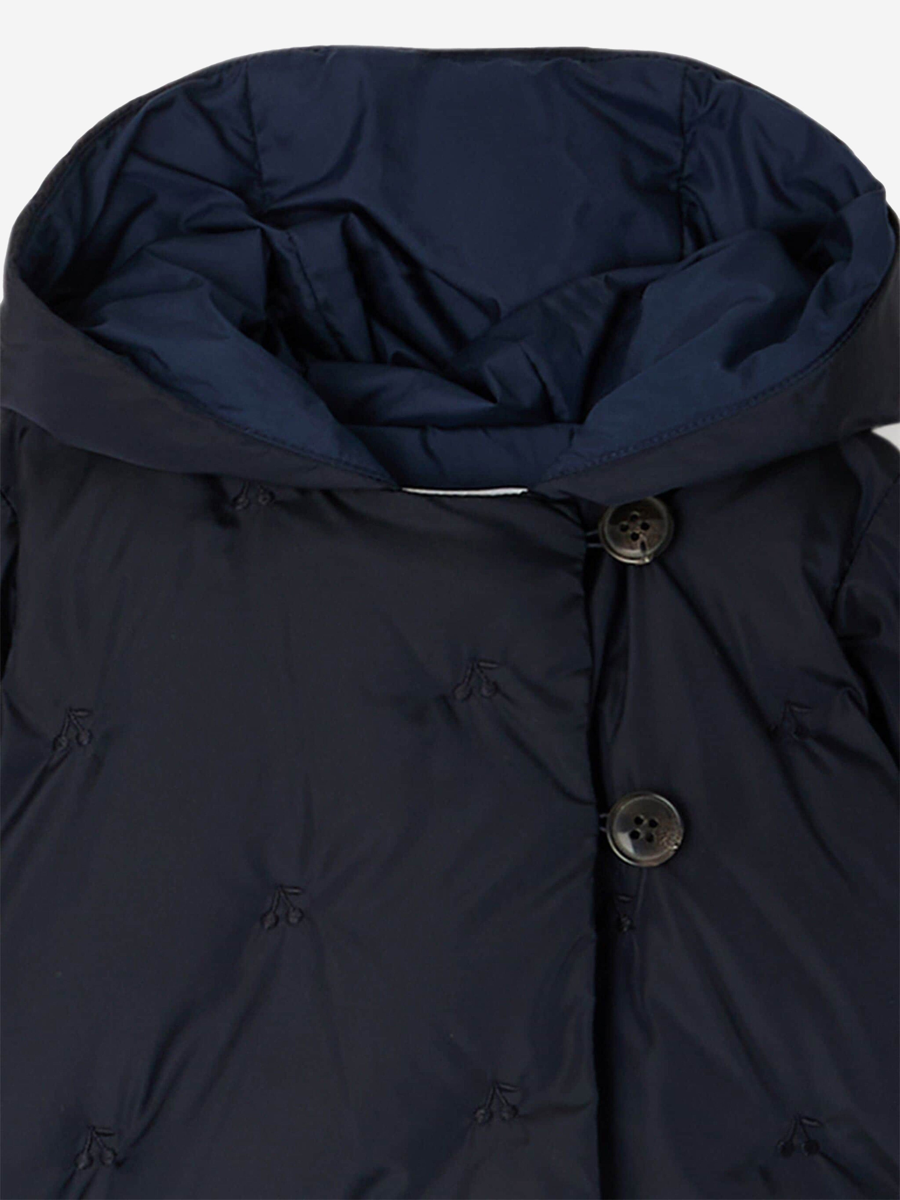 Bonpoint Baby Girls Bonno Quilted Jacket in Navy Pay With Visa Cheap Online