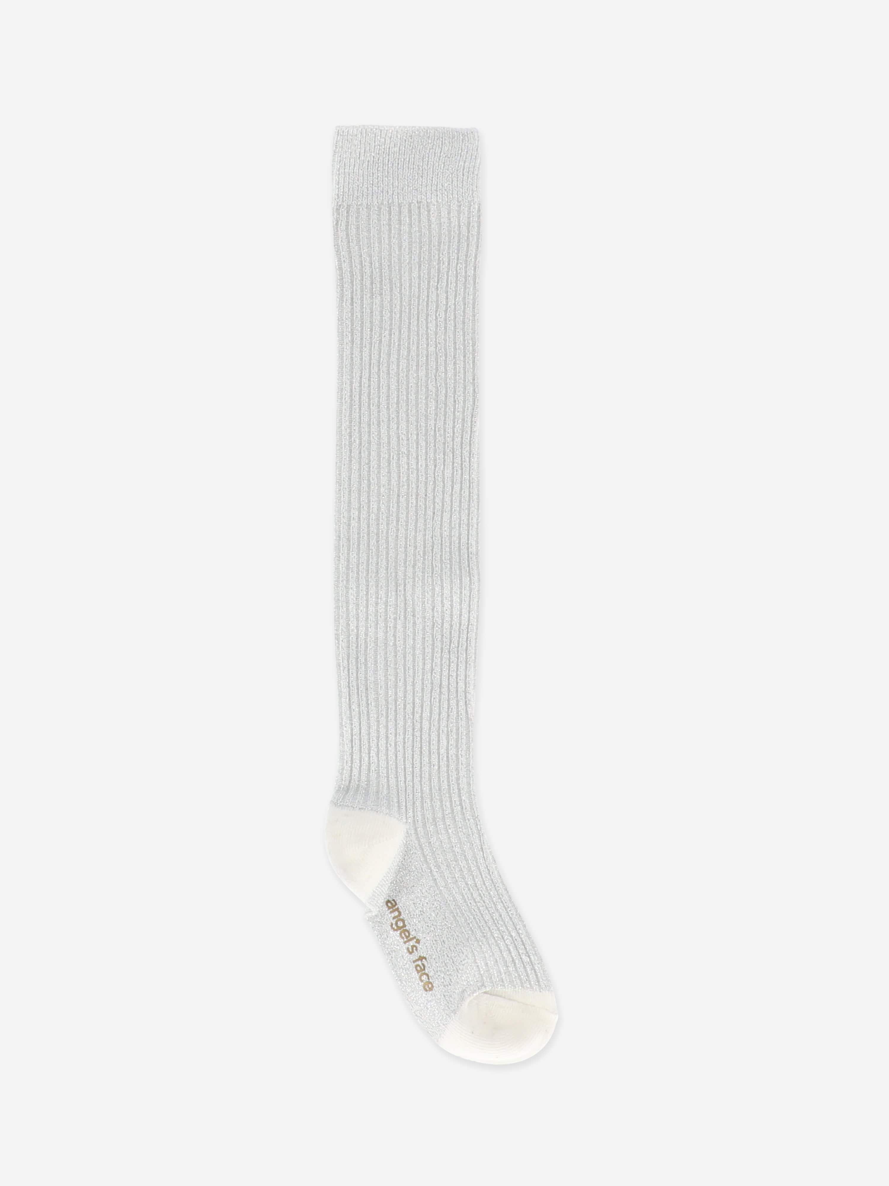 Angels Face Girls Lucy Sparkle Socks in White Outlet Cheap Online