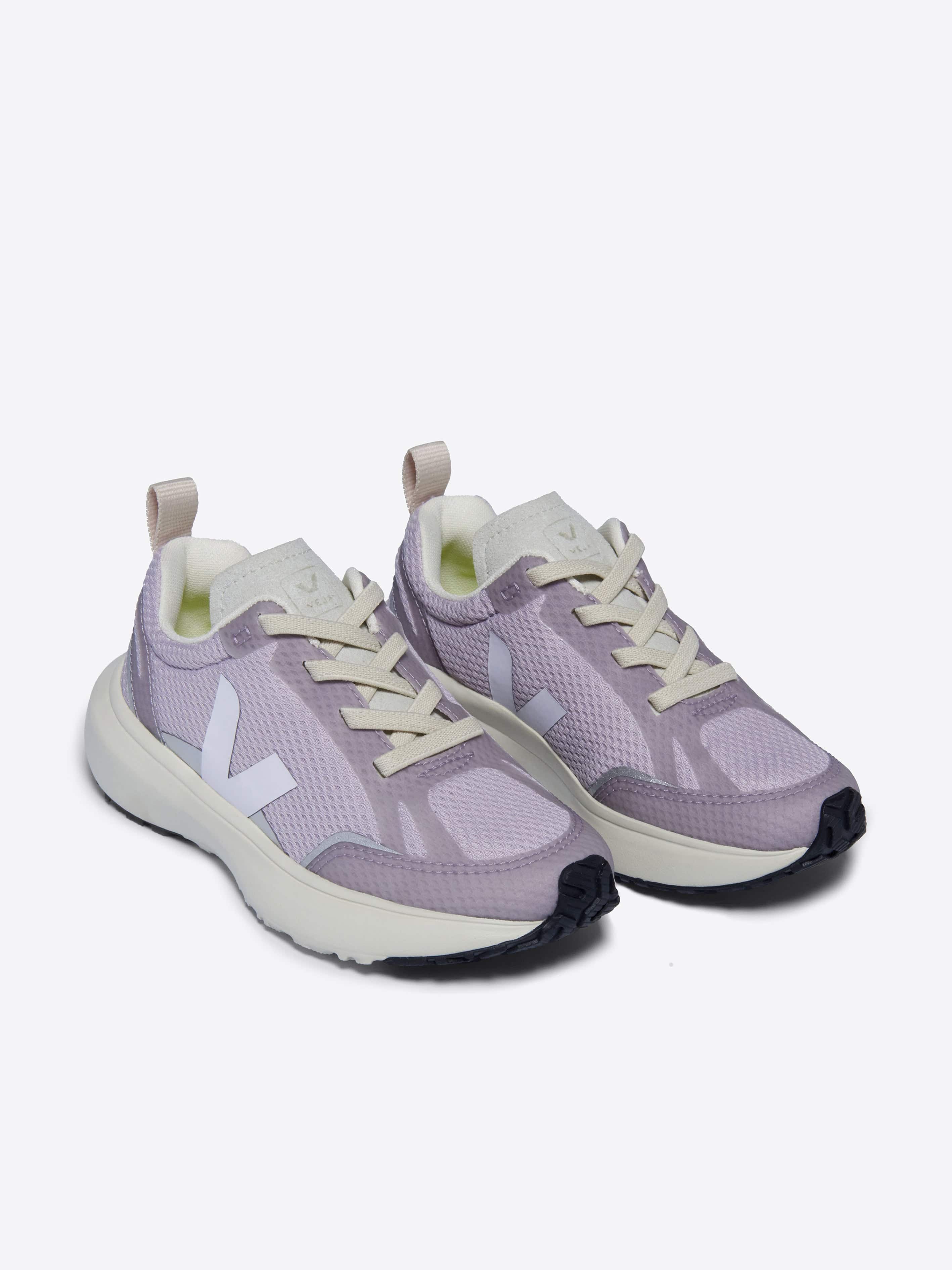 Veja Girls Canary Alveomesh Trainers in Purple Clearance Limited Edition