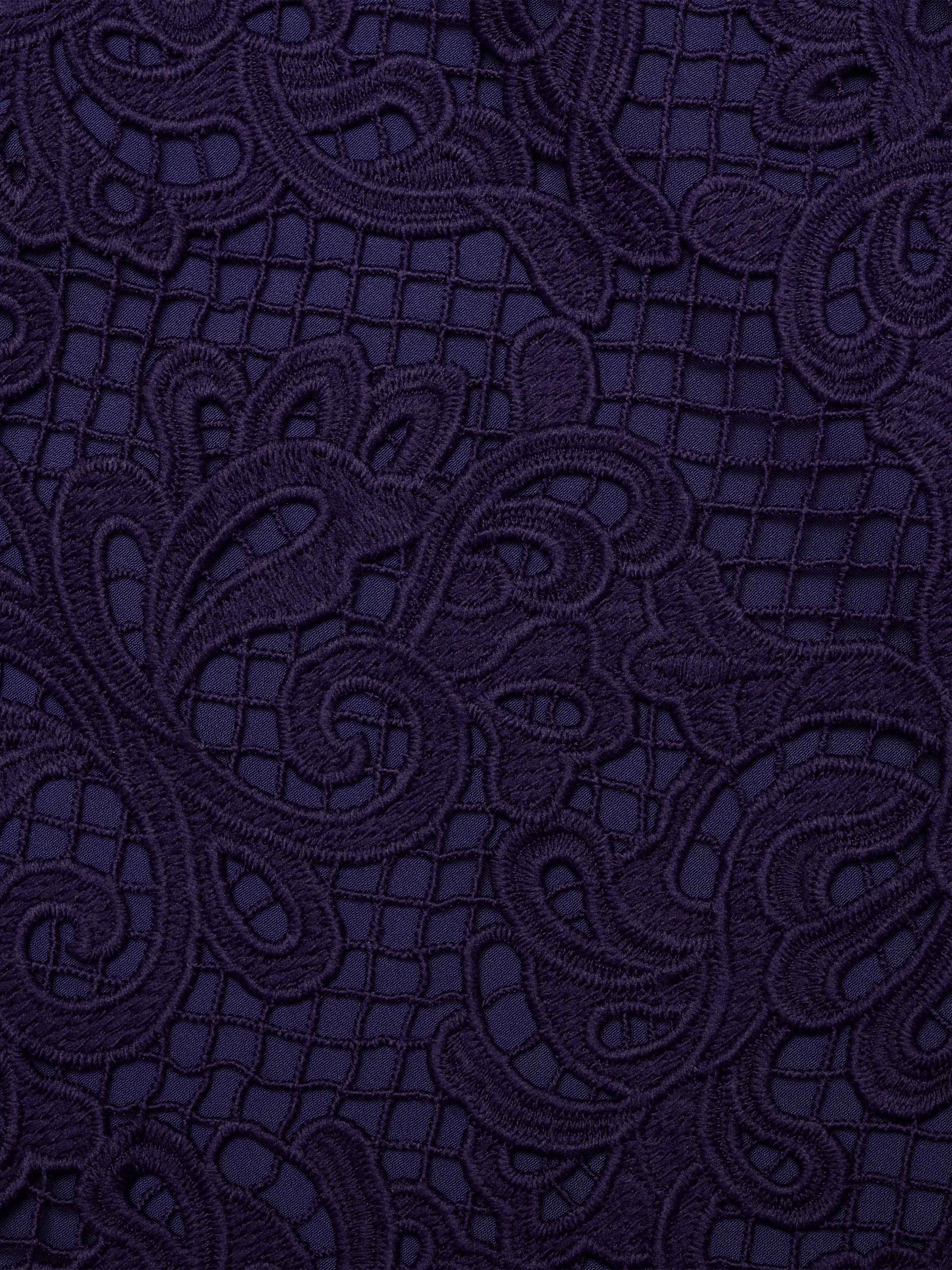 Self Portrait Girls Lace Mini Dress in Navy 2025 New Cheap Pice