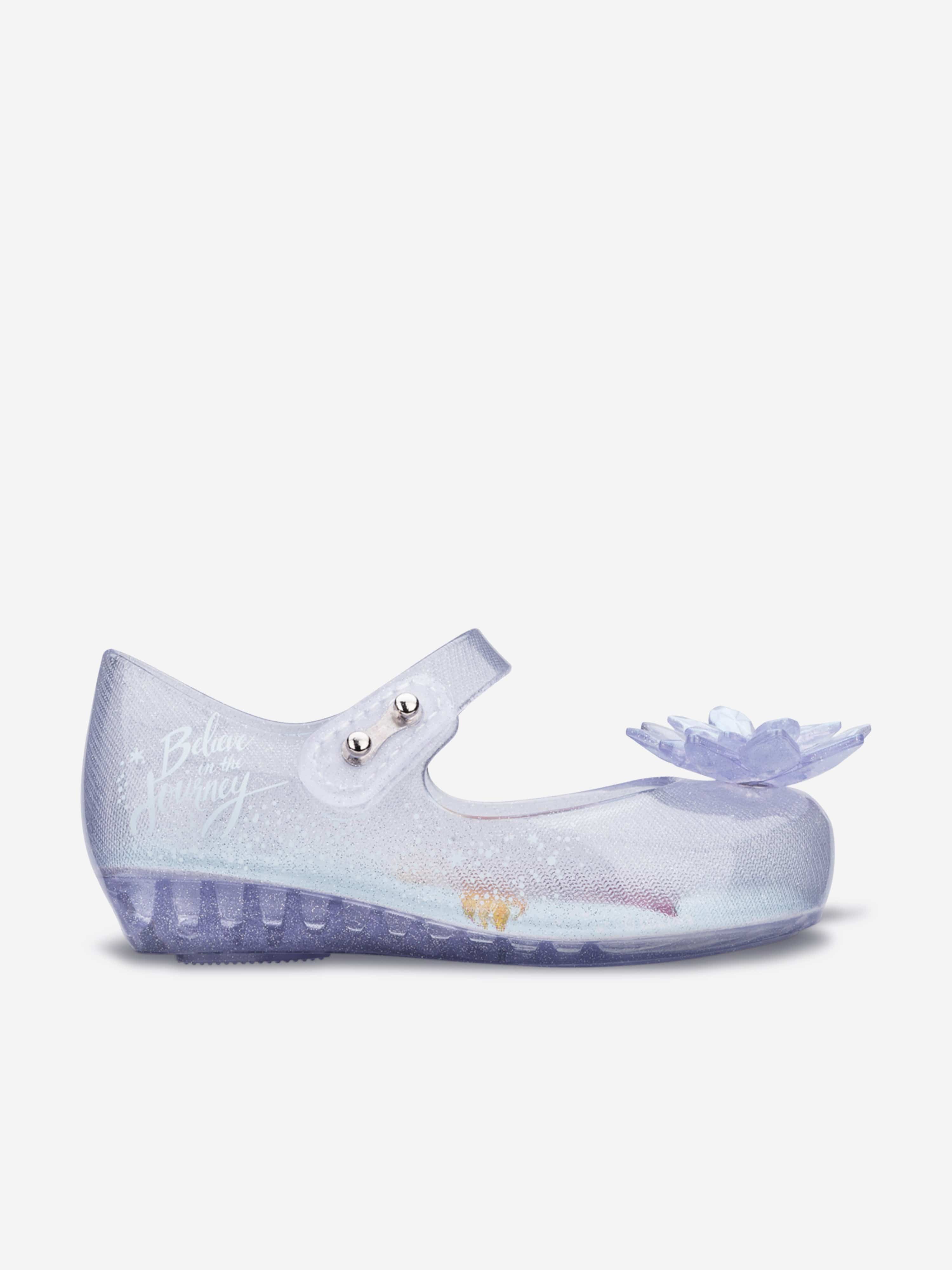 Mini Melissa Girls Ultragirl Frozen Shoes in Blue Low Cost Cheap Online