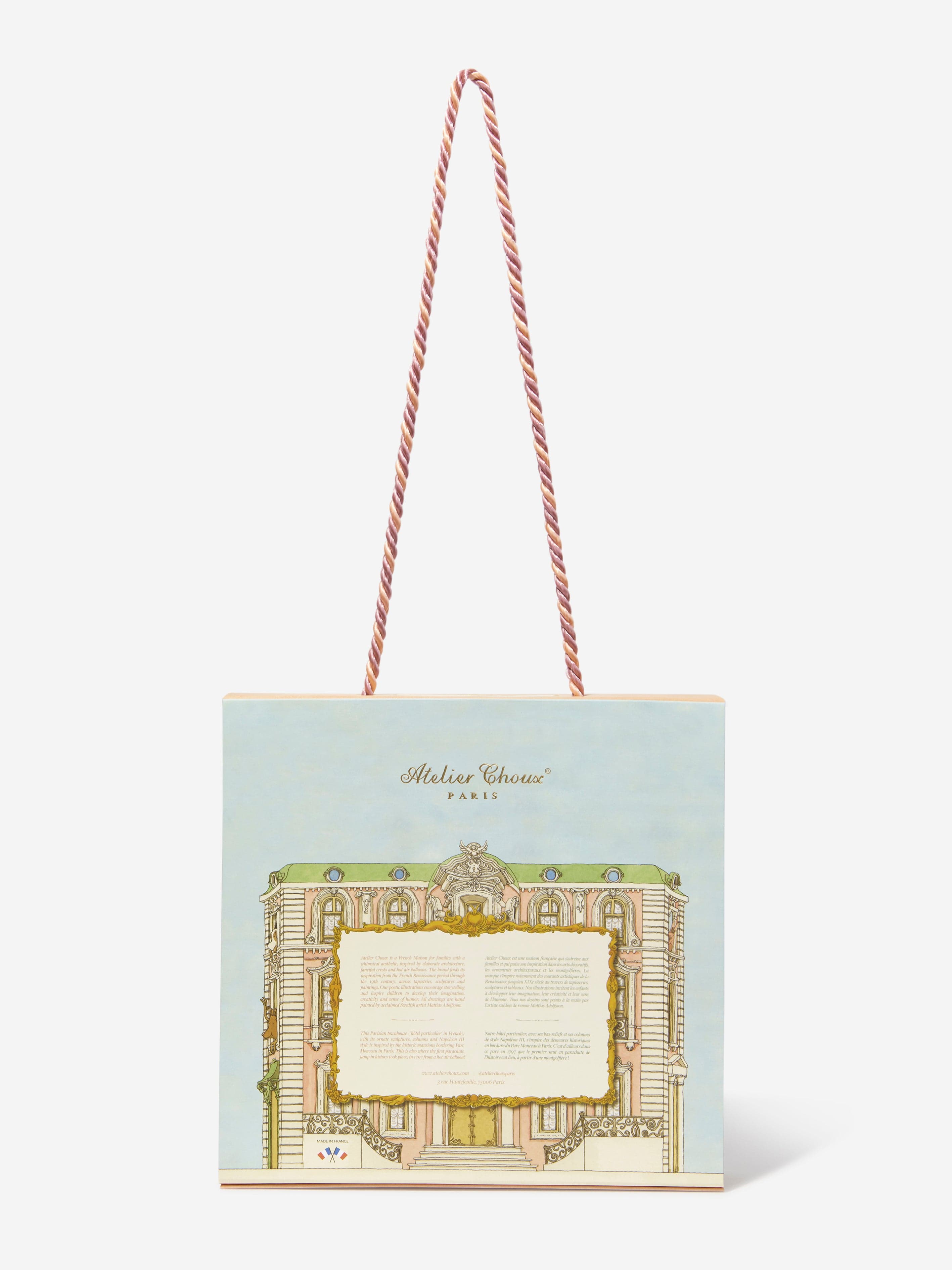 Atelier Choux Baby New Versailles Swaddle in White Discount Nicekicks