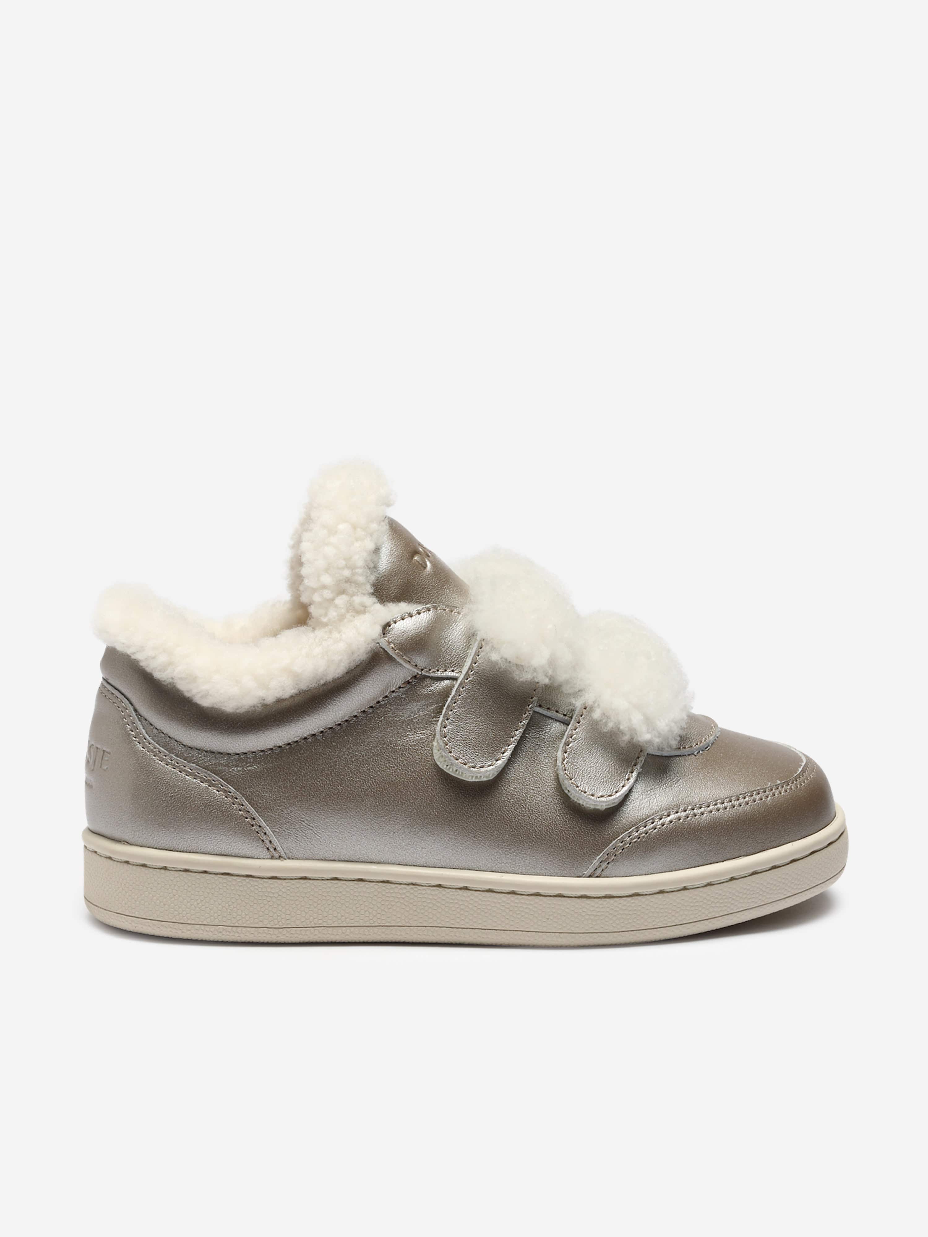 Donsje Girls Hanzell Trainers in Silver Free Shipping Cheap Real
