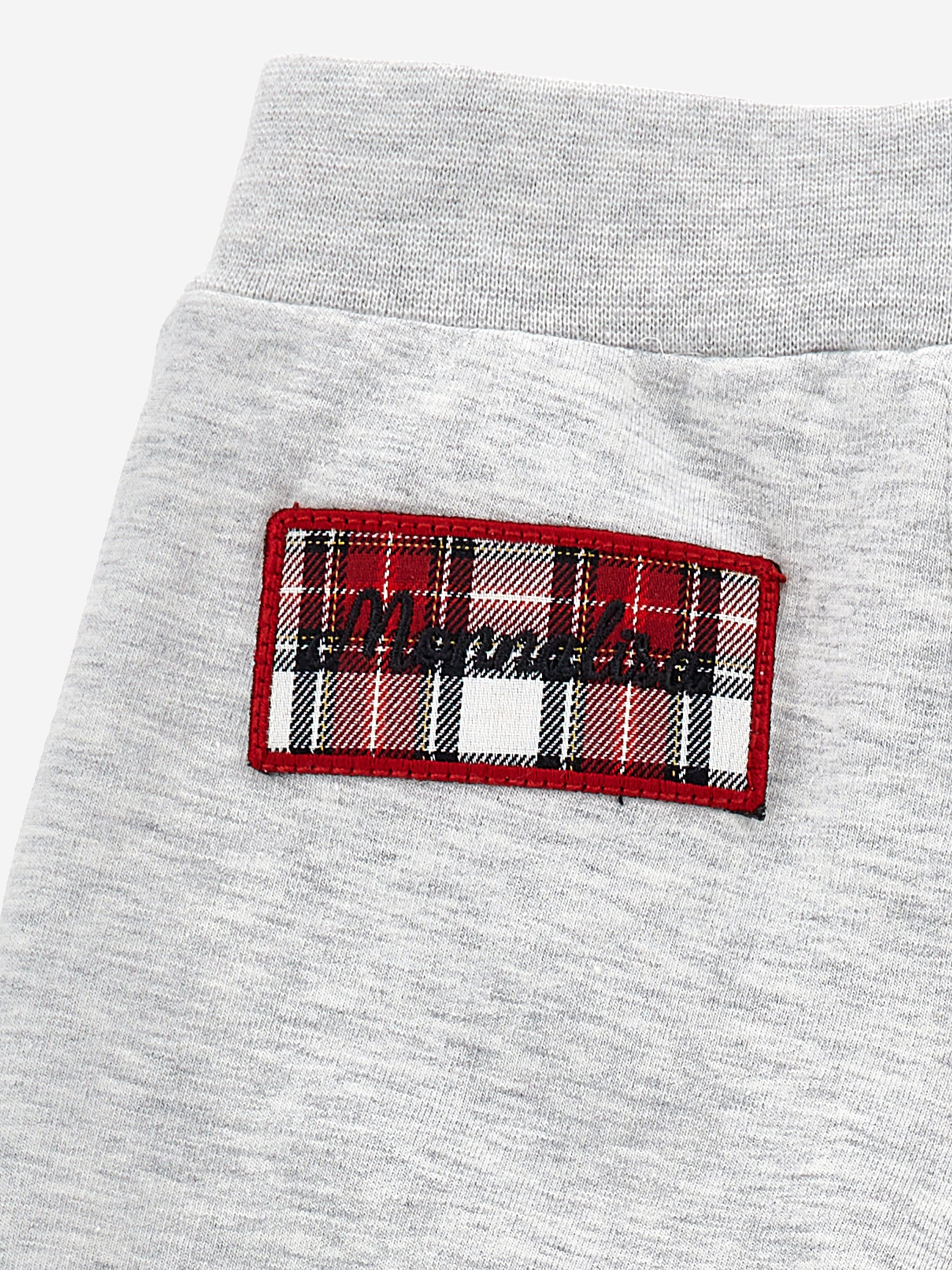 Monnalisa Girls Heart Joggers in Grey Outlet Geniue Stockist