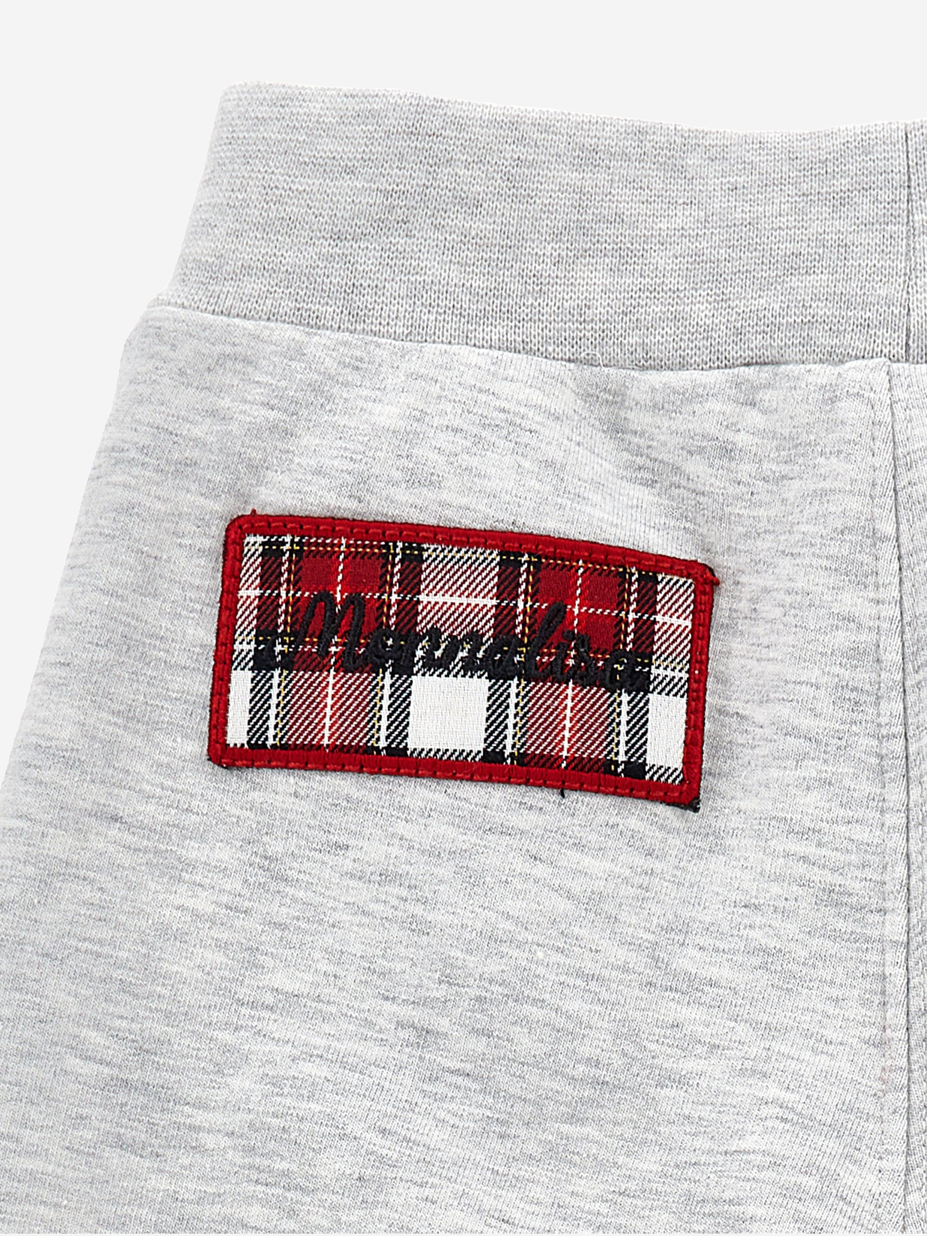 Monnalisa Baby Girls Heart Joggers in Grey Free Shipping Manchester