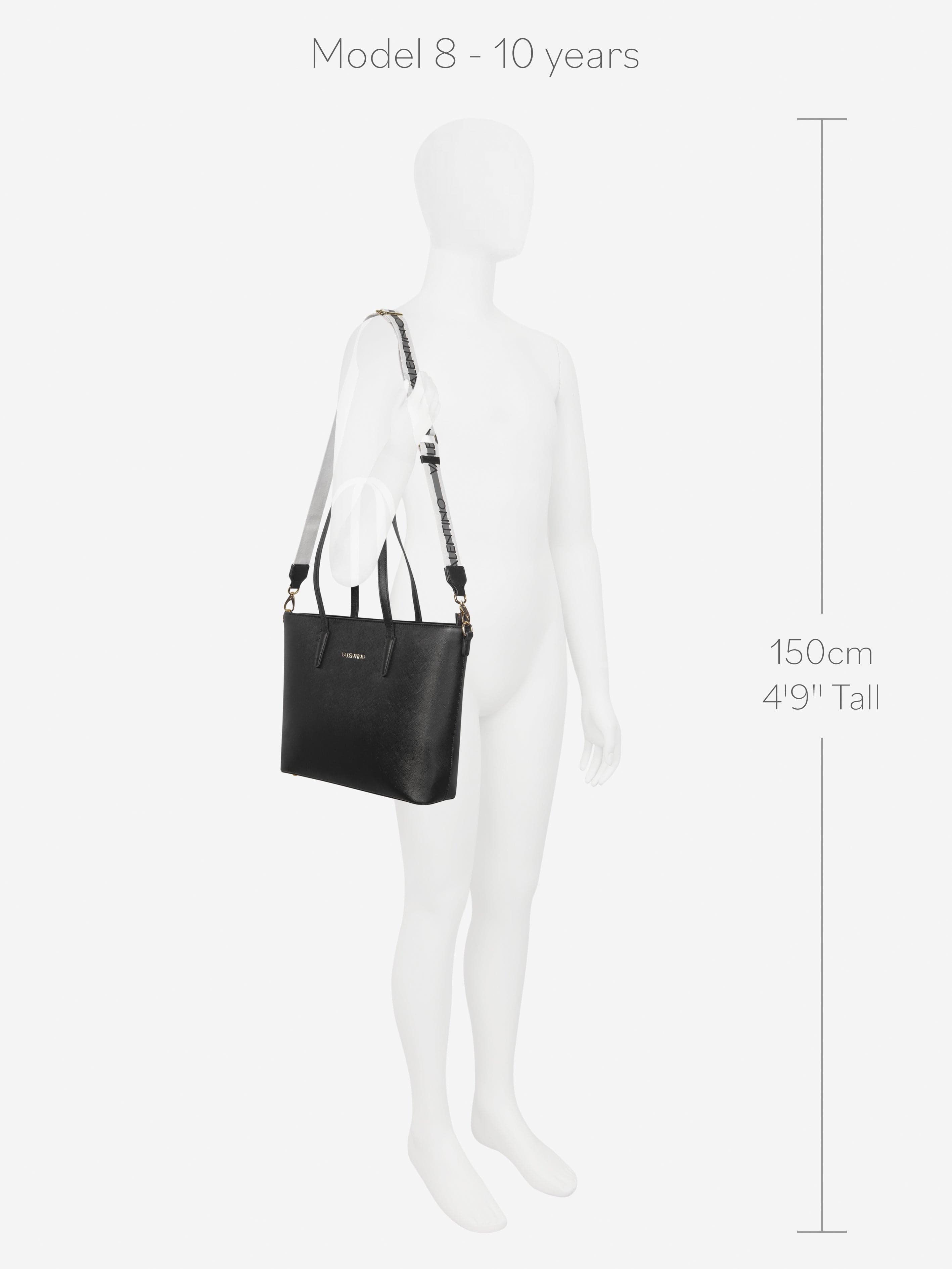 Valentino Girls Zero Shopping Bag in Black (W: 10cm) Best Place To Buy Online